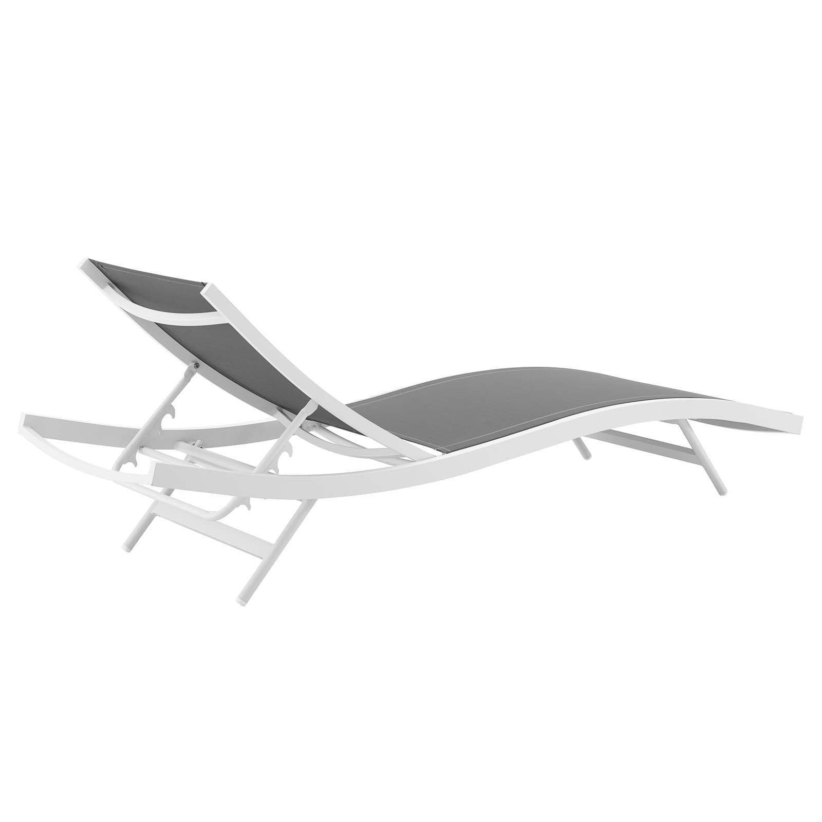 Glimpse Outdoor Patio Mesh Chaise Lounge Set of 2 - East Shore Modern Home Furnishings