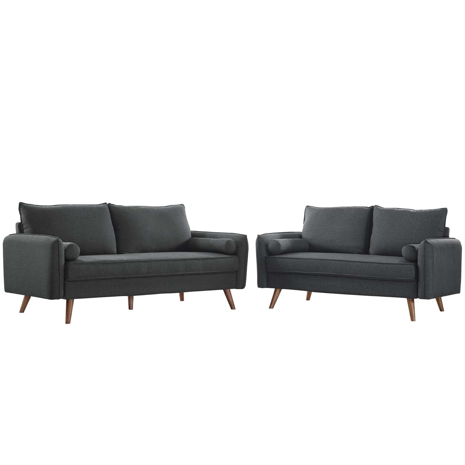 Revive Upholstered Fabric Sofa and Loveseat Set - East Shore Modern Home Furnishings