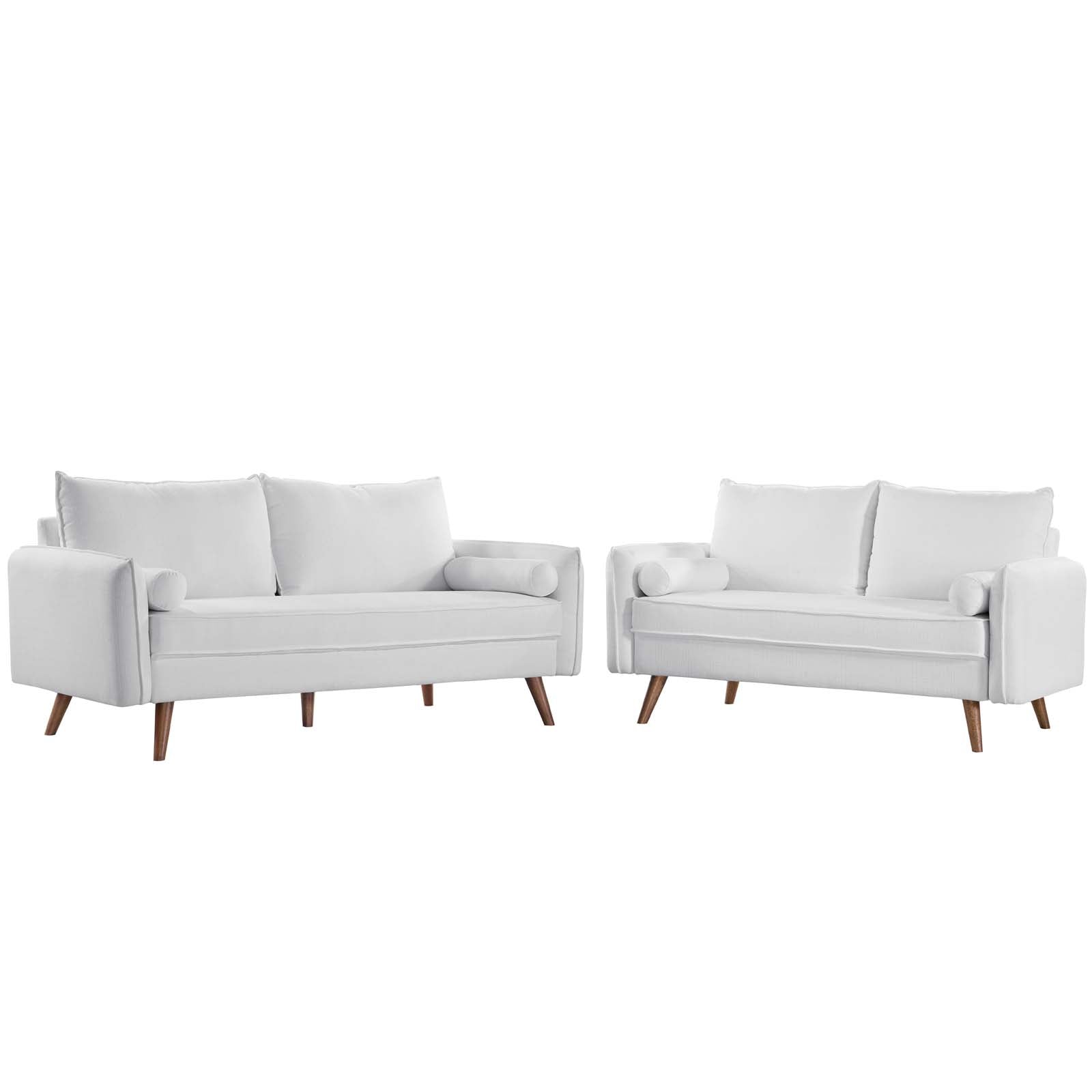 Revive Upholstered Fabric Sofa and Loveseat Set - East Shore Modern Home Furnishings