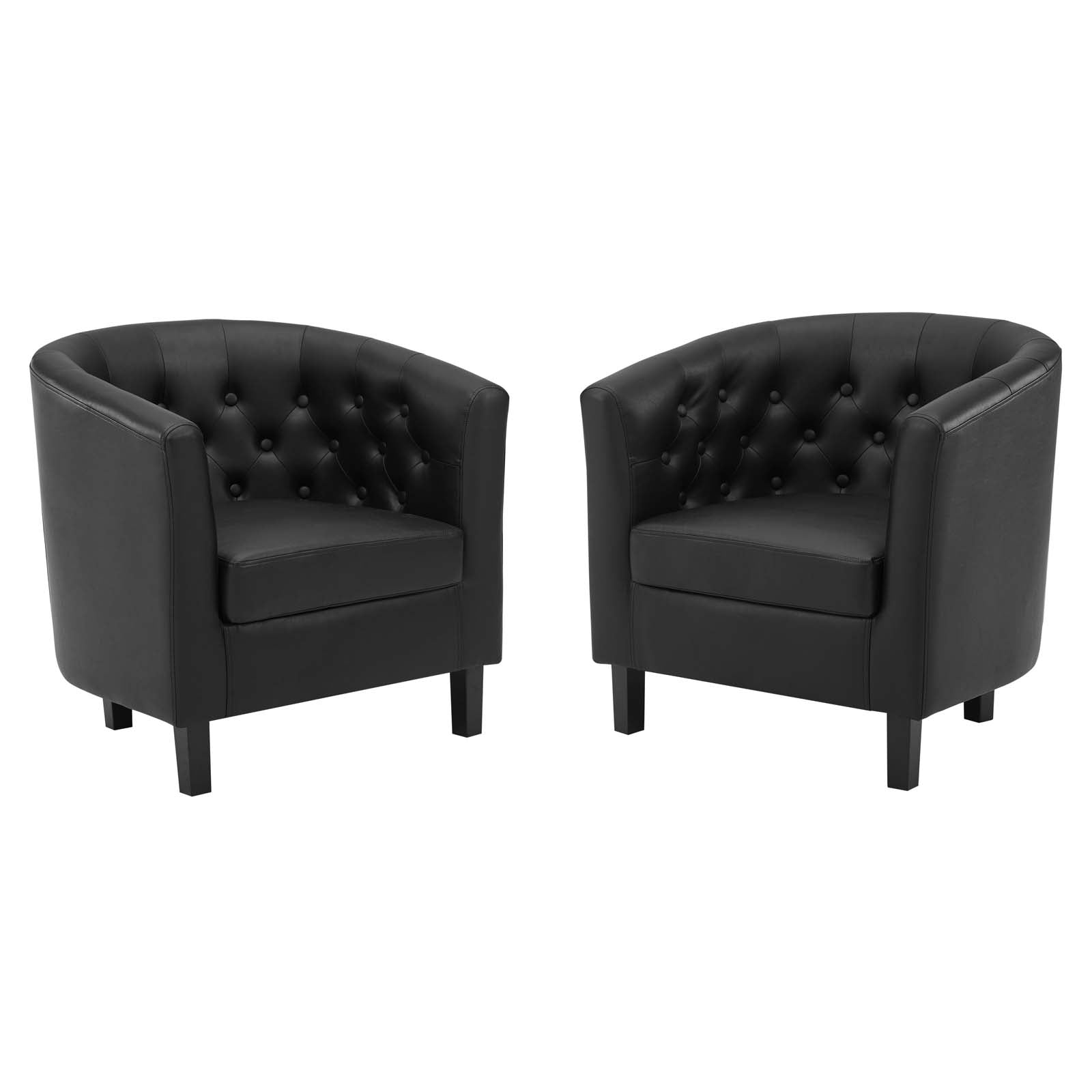 Prospect Upholstered Vinyl Armchair Set of 2