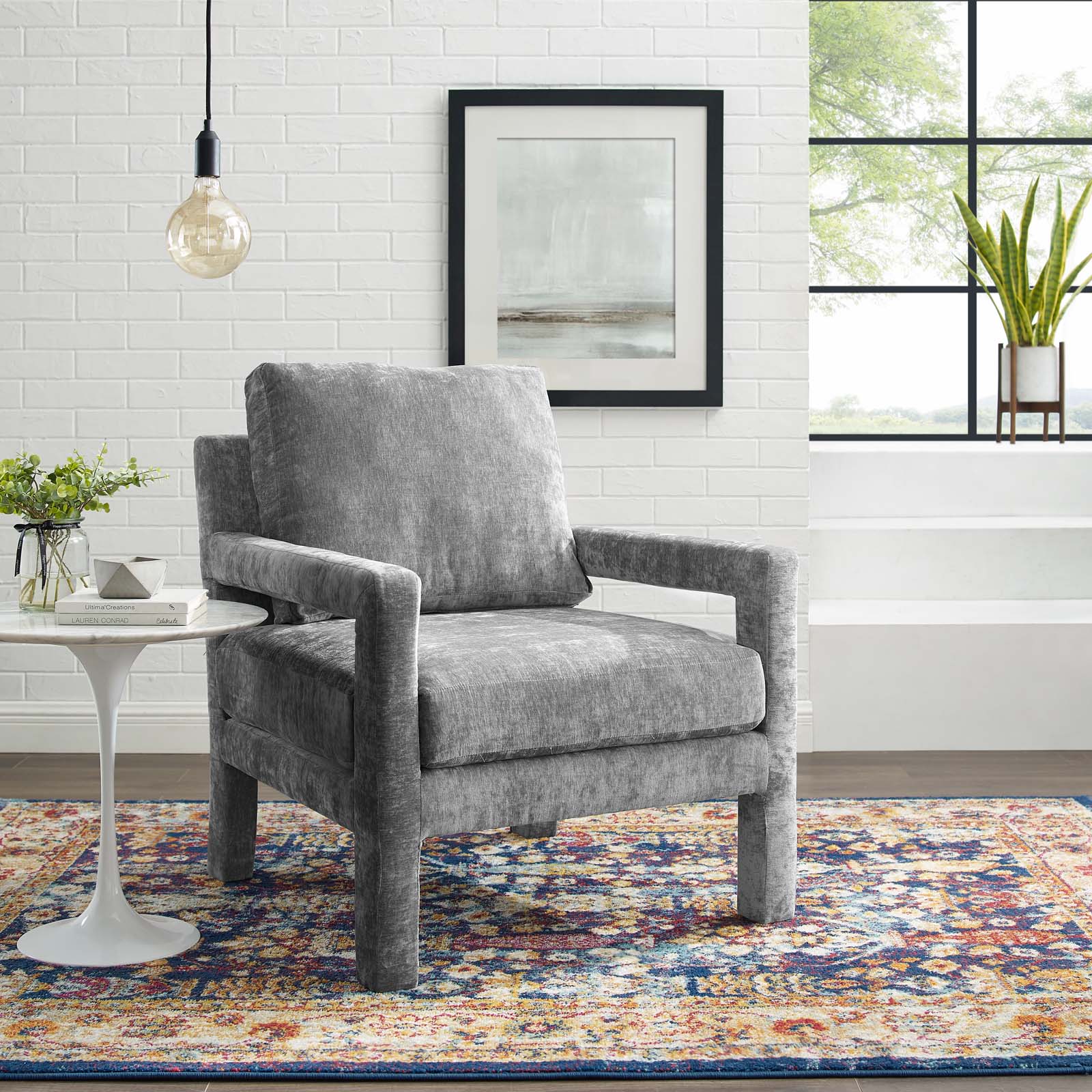 Rehearse Performance Velvet Armchair