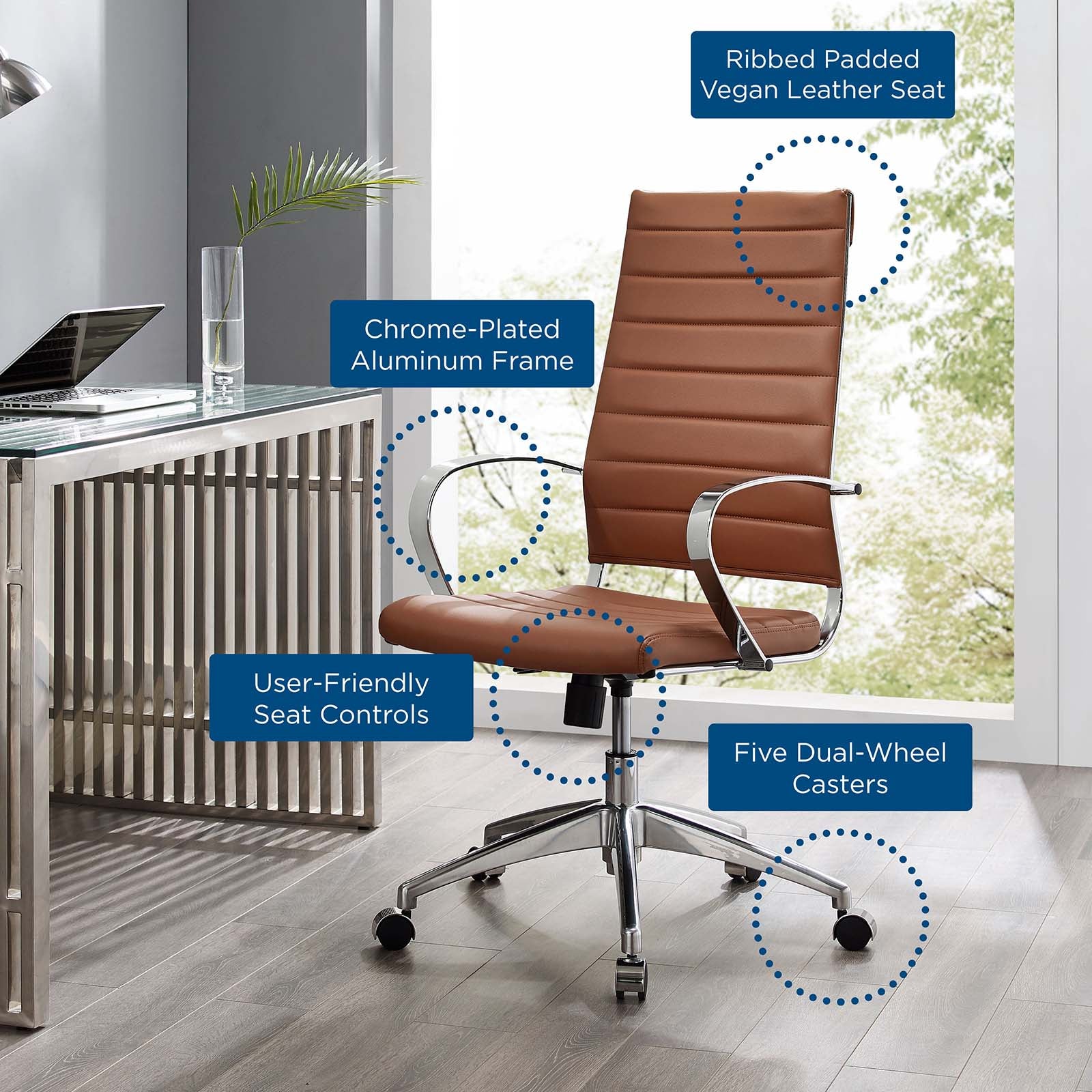 Jive Highback Office Chair - East Shore Modern Home Furnishings