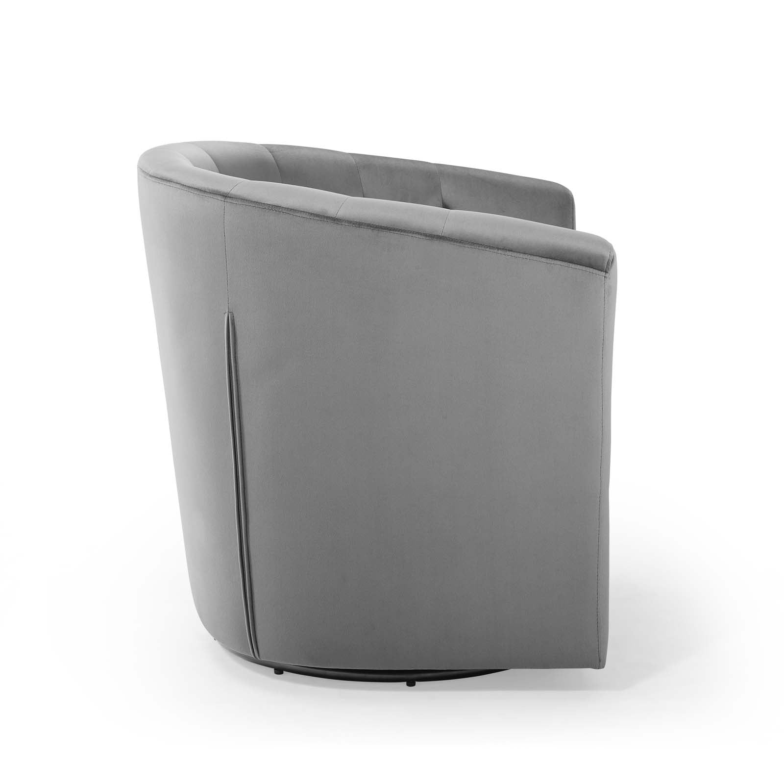 Prospect Tufted Performance Velvet Swivel Armchair