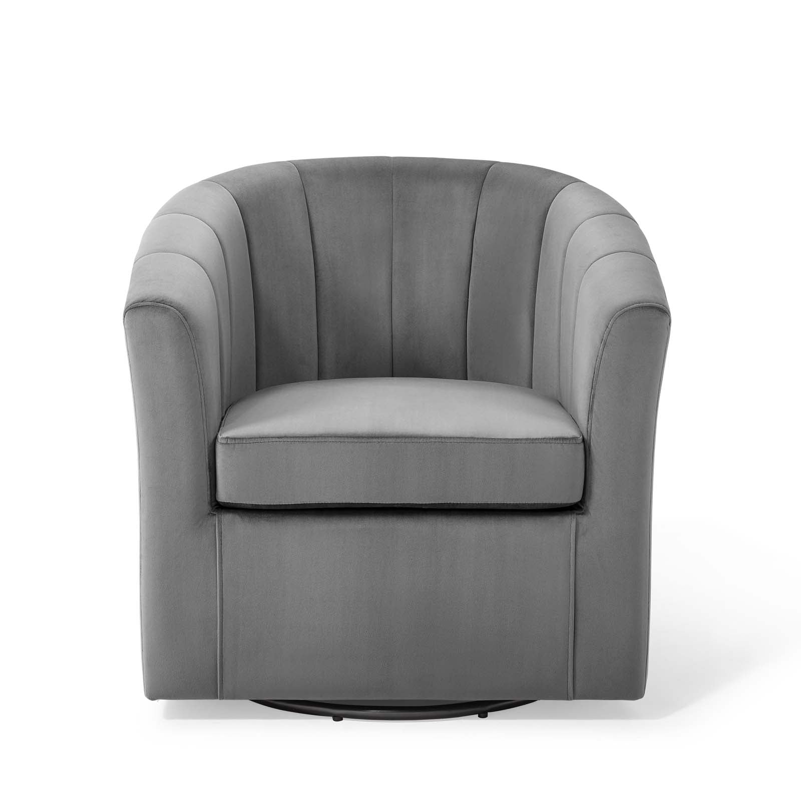 Prospect Performance Velvet Swivel Armchair