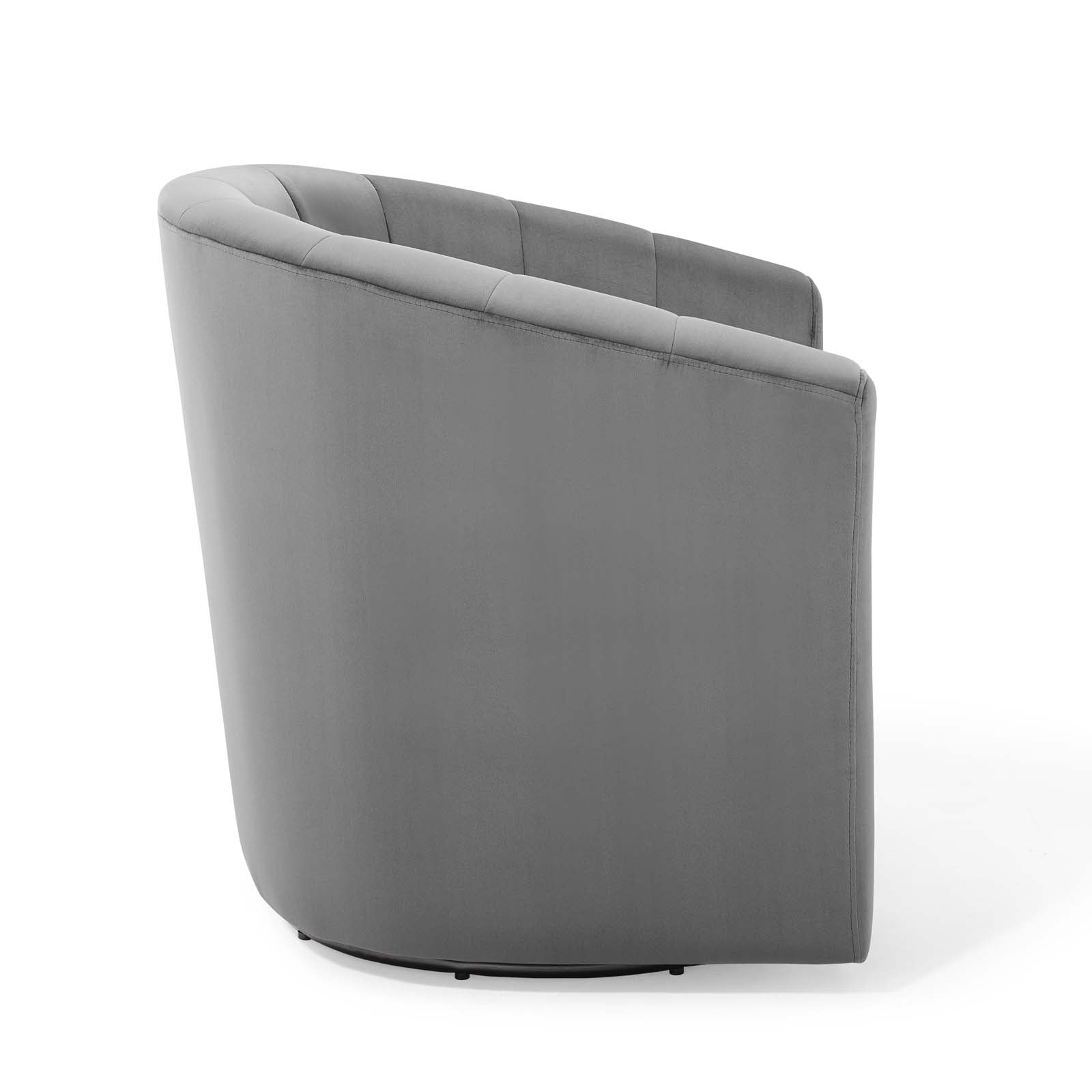 Prospect Performance Velvet Swivel Armchair