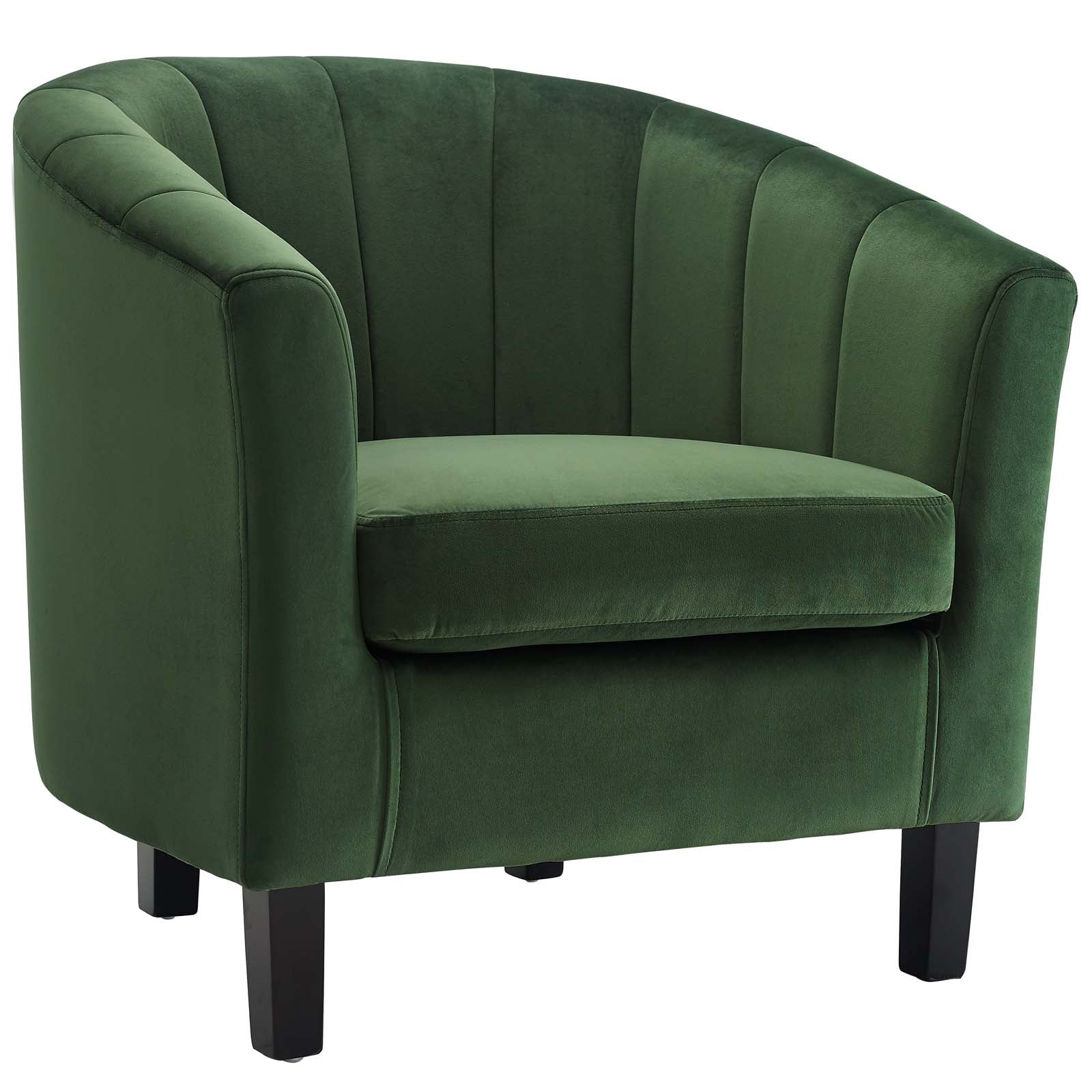 Prospect Channel Tufted 3 Piece Performance Velvet Set