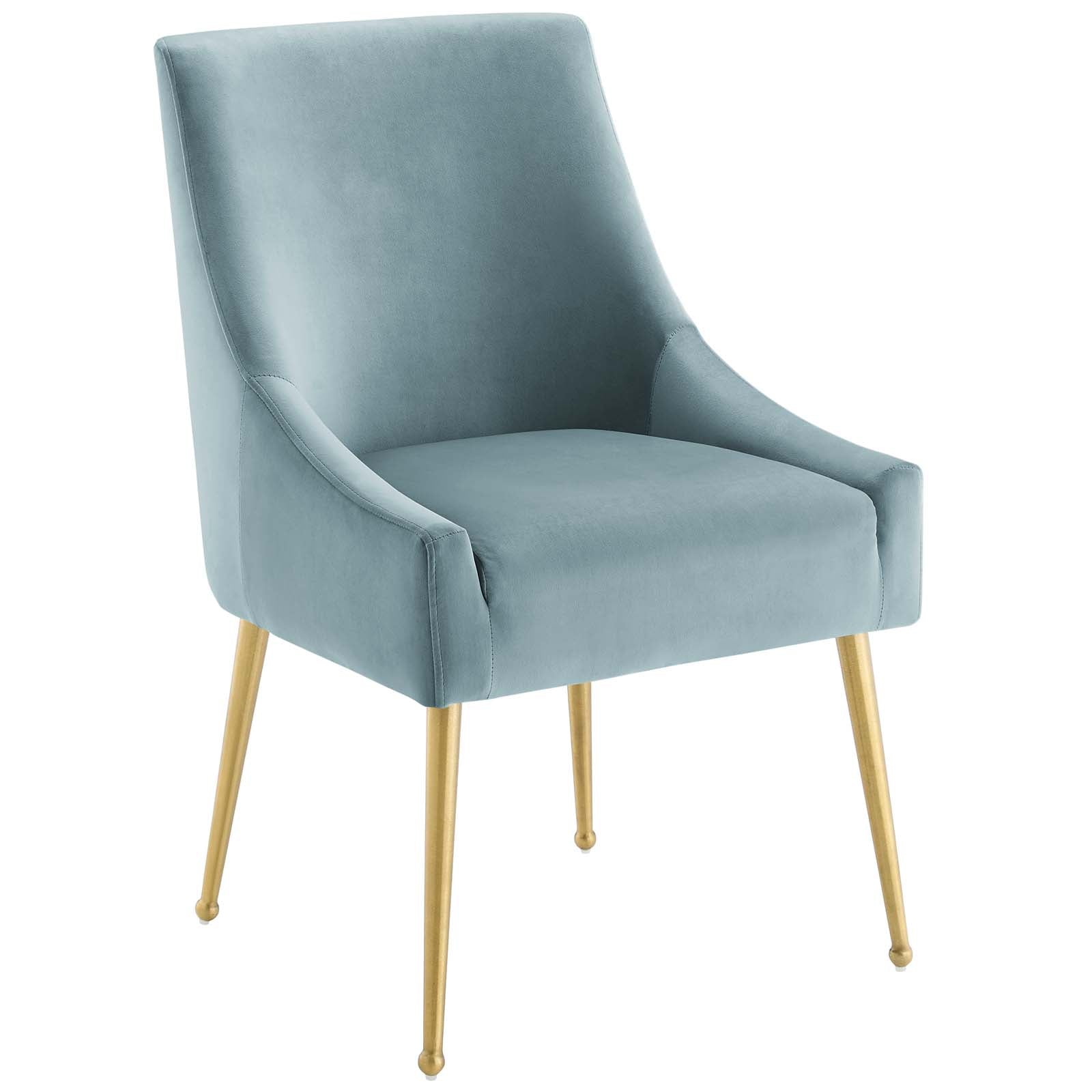 Discern Upholstered Performance Velvet Dining Chair Set of 2 - East Shore Modern Home Furnishings