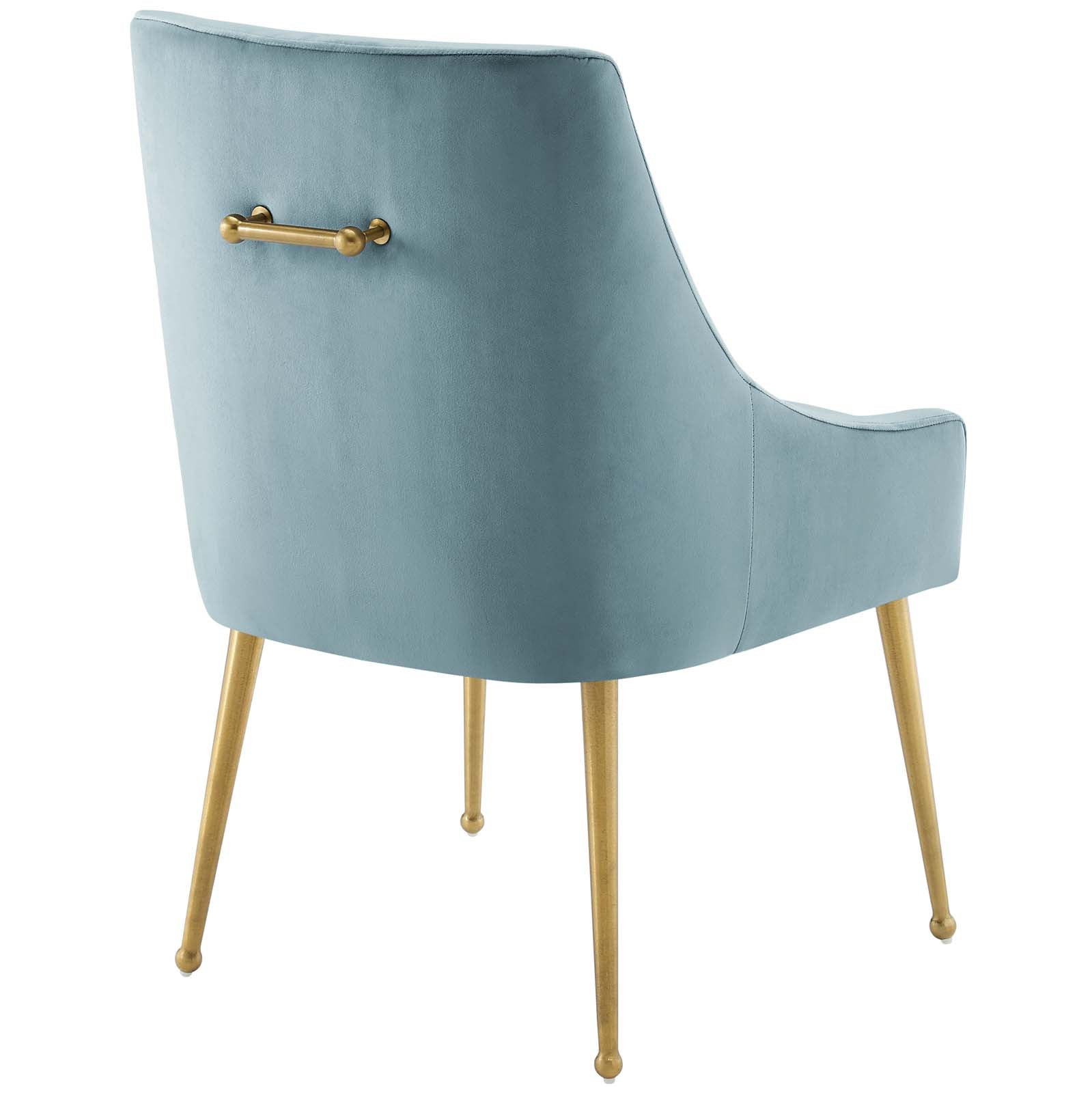 Discern Upholstered Performance Velvet Dining Chair Set of 2 - East Shore Modern Home Furnishings
