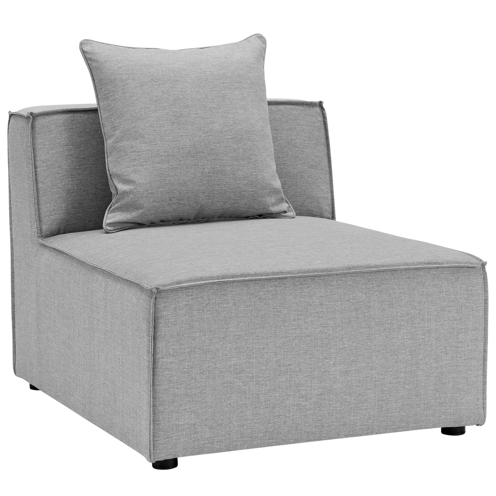 Saybrook Outdoor Patio Upholstered Sectional Sofa Armless Chair - East Shore Modern Home Furnishings