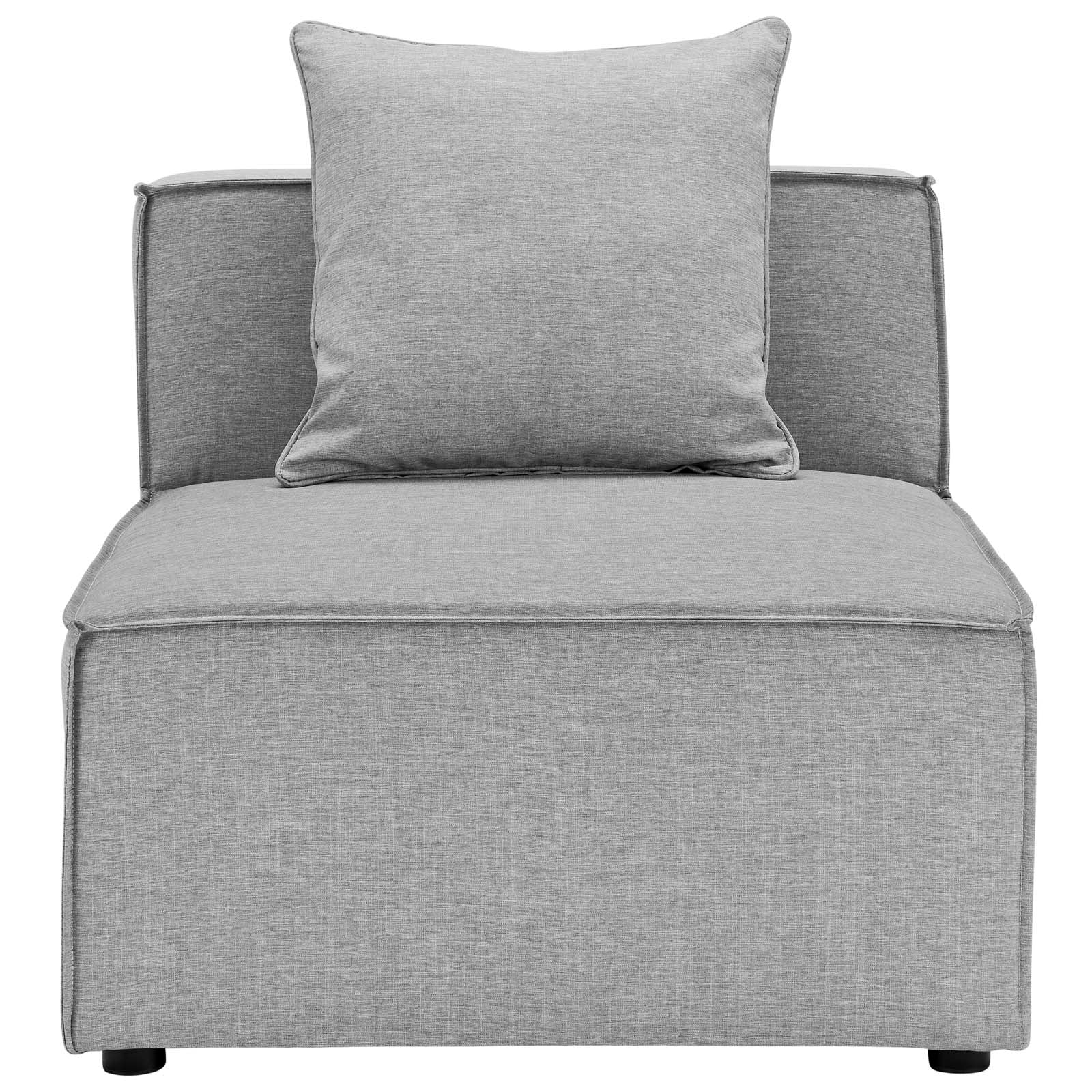Saybrook Outdoor Patio Upholstered Sectional Sofa Armless Chair - East Shore Modern Home Furnishings
