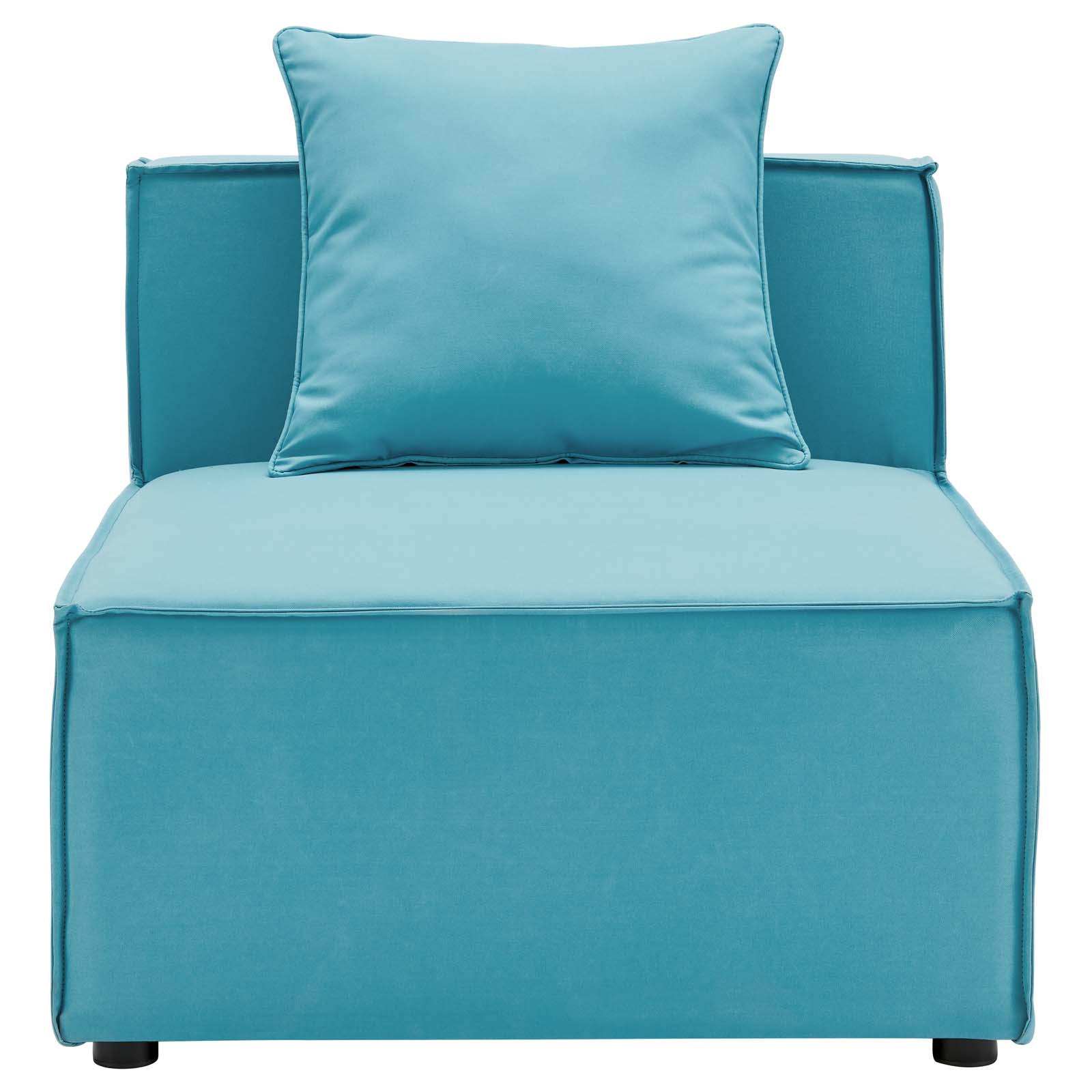 Saybrook Outdoor Patio Upholstered Sectional Sofa Armless Chair - East Shore Modern Home Furnishings
