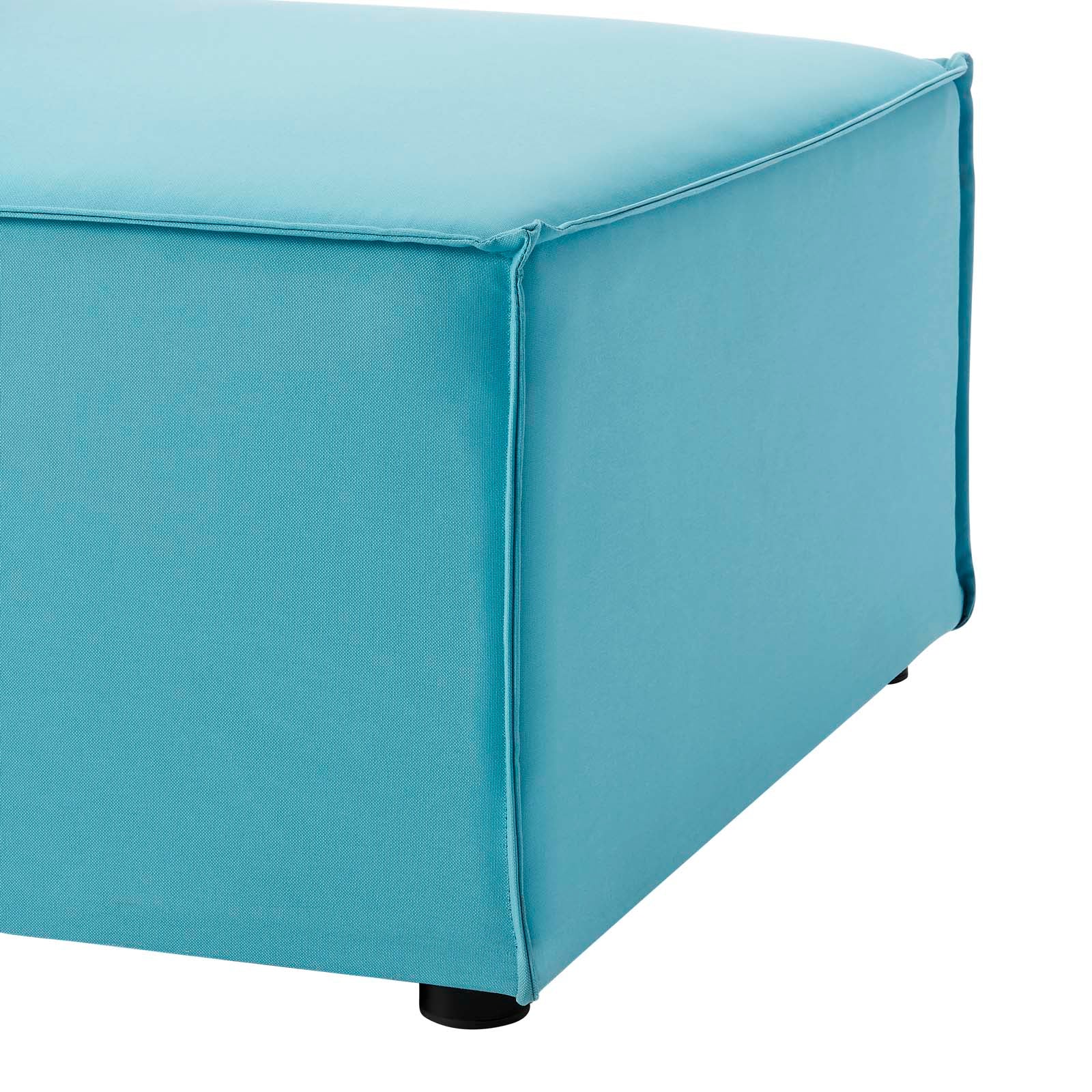 Saybrook Outdoor Patio Upholstered Sectional Sofa Armless Chair - East Shore Modern Home Furnishings