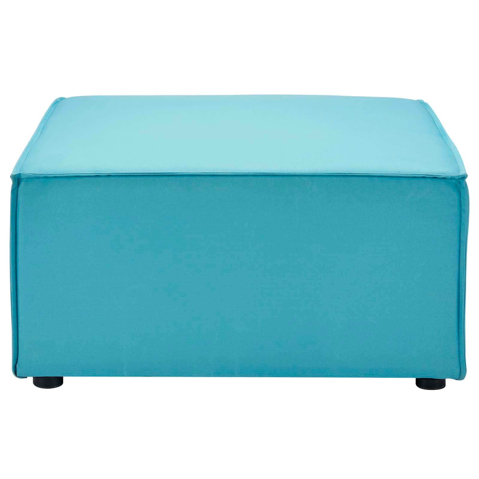 Saybrook Outdoor Patio Upholstered Sectional Sofa Ottoman - East Shore Modern Home Furnishings