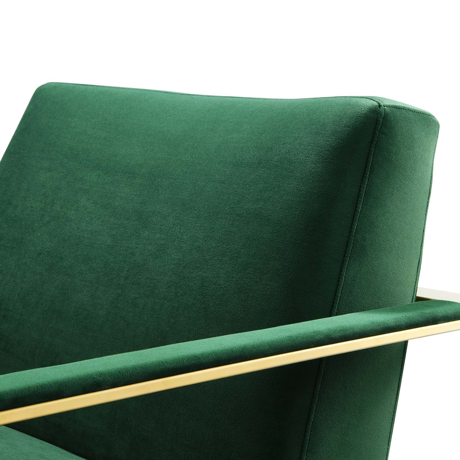 Seg Performance Velvet Accent Chair - East Shore Modern Home Furnishings