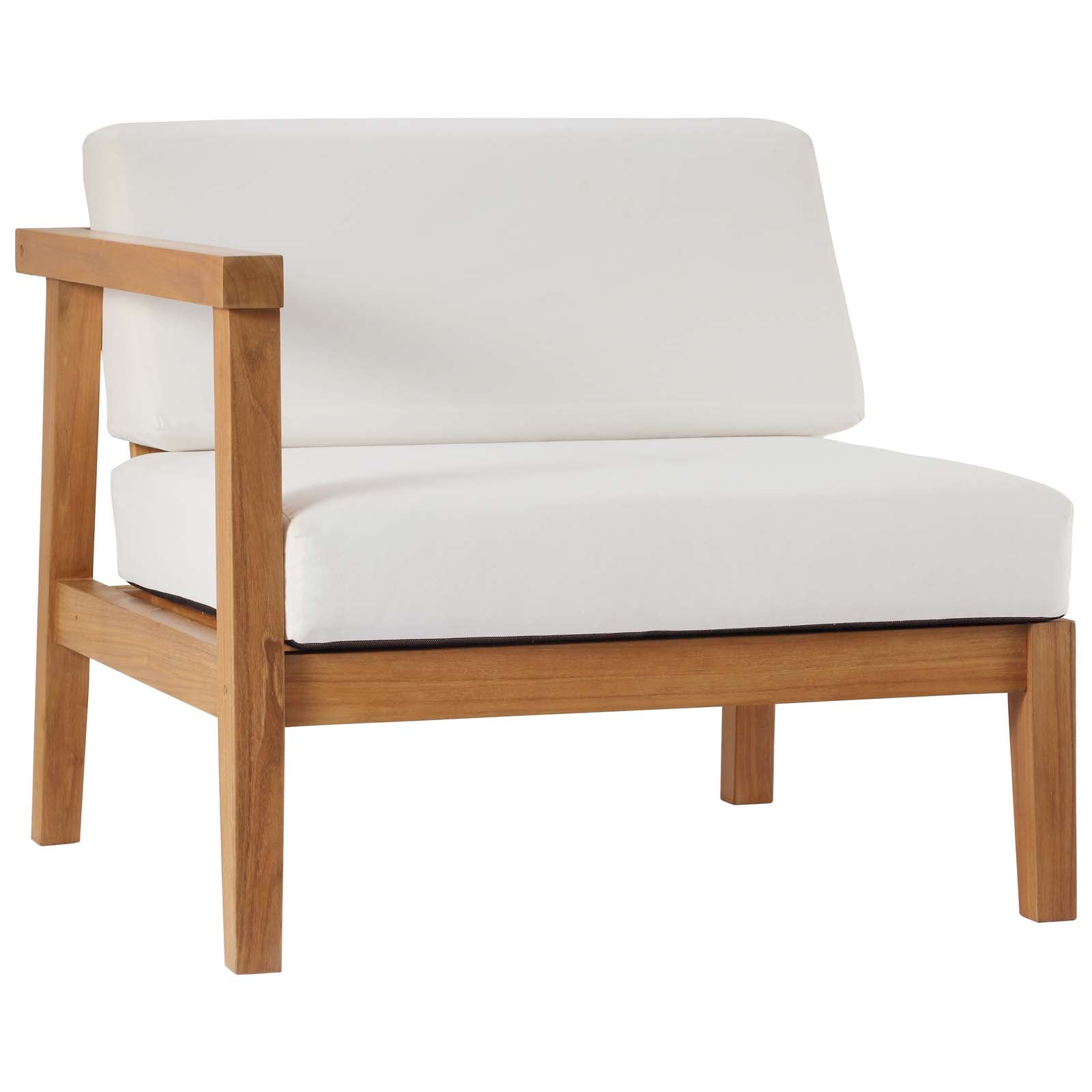 Bayport Outdoor Patio Teak Wood 2-Seater Loveseat - East Shore Modern Home Furnishings