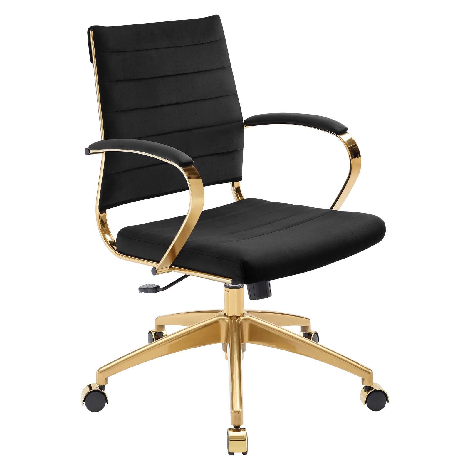 Jive Mid Back Performance Velvet Office Chair - East Shore Modern Home Furnishings