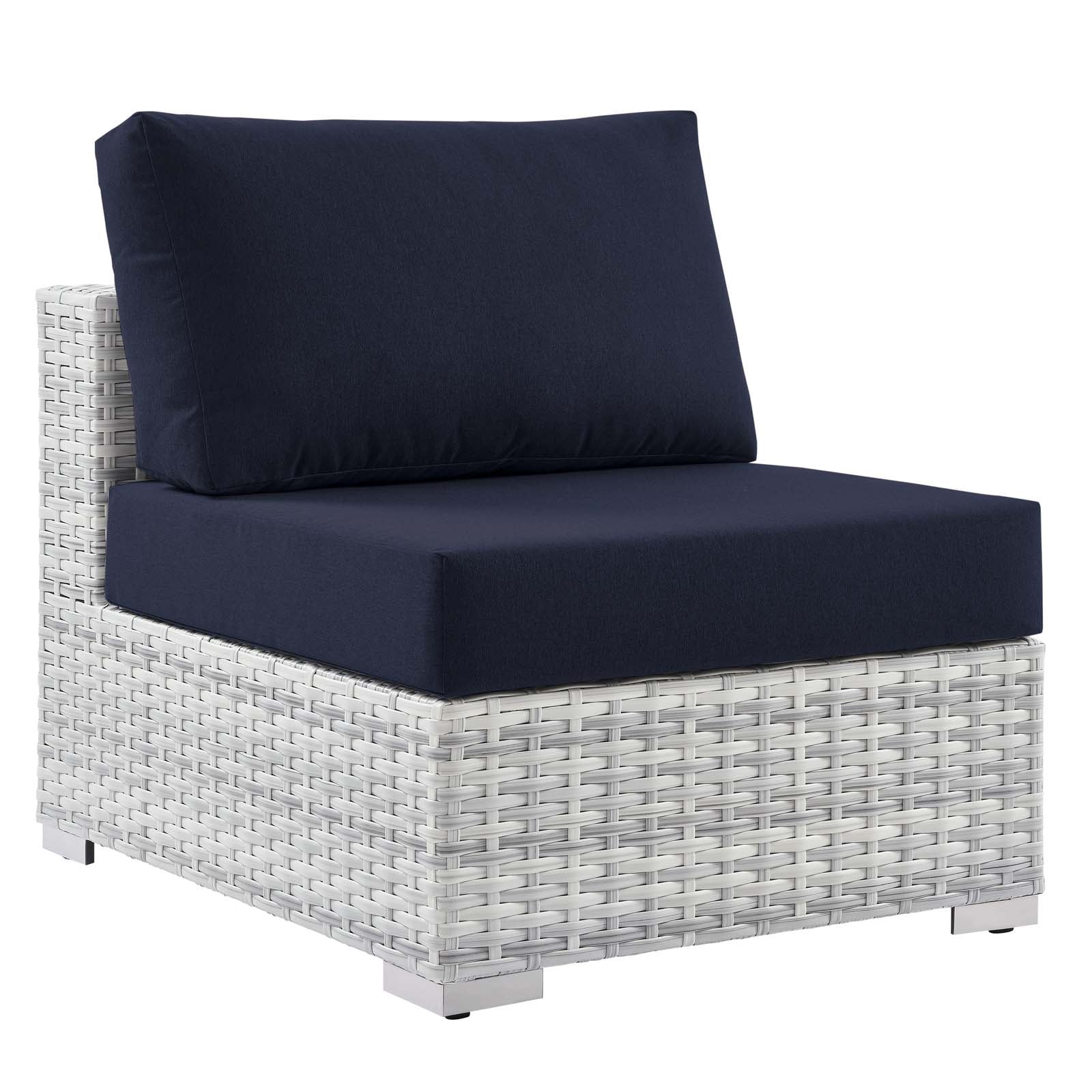 Convene Outdoor Patio Armless Chair - East Shore Modern Home Furnishings