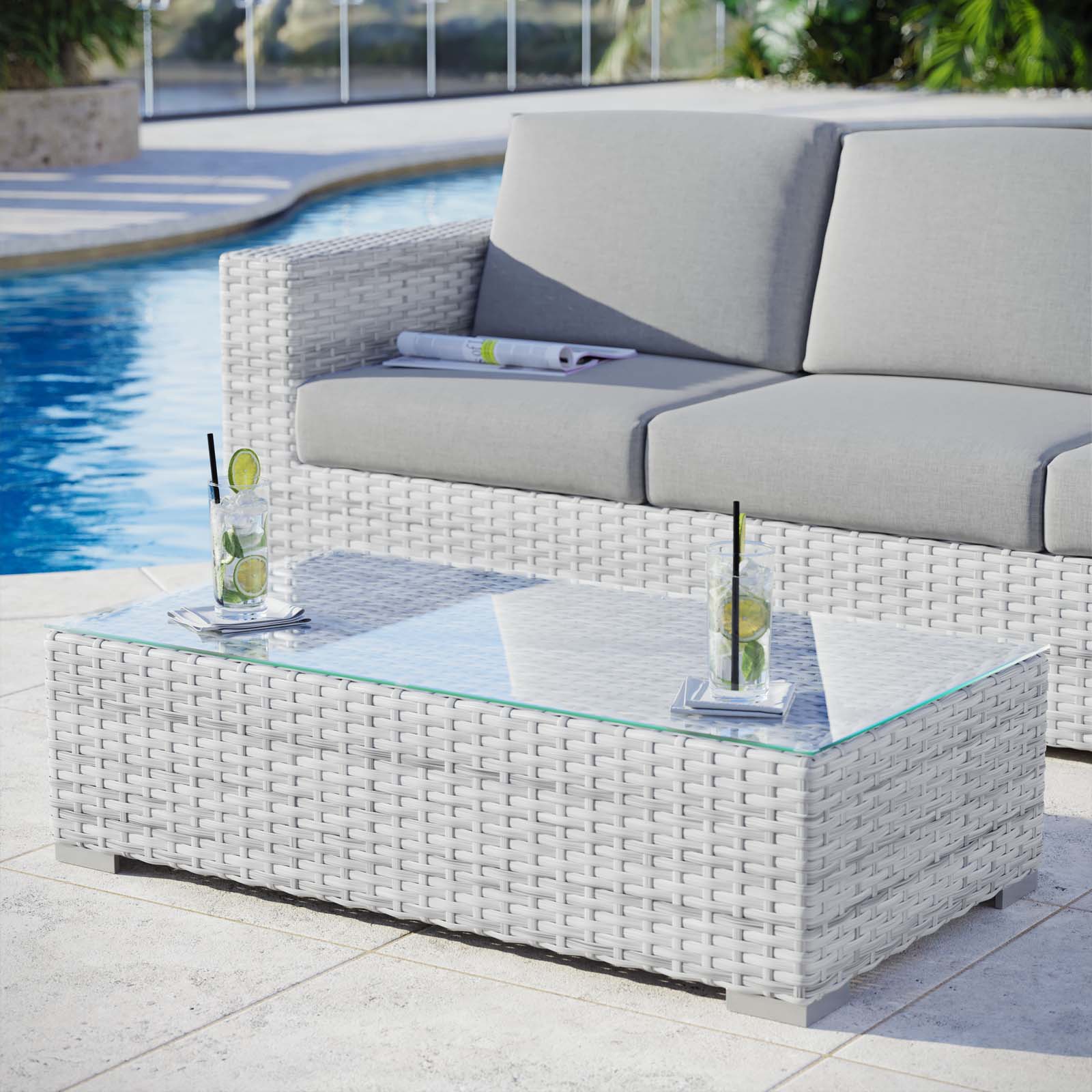 Convene Outdoor Patio Coffee Table - East Shore Modern Home Furnishings