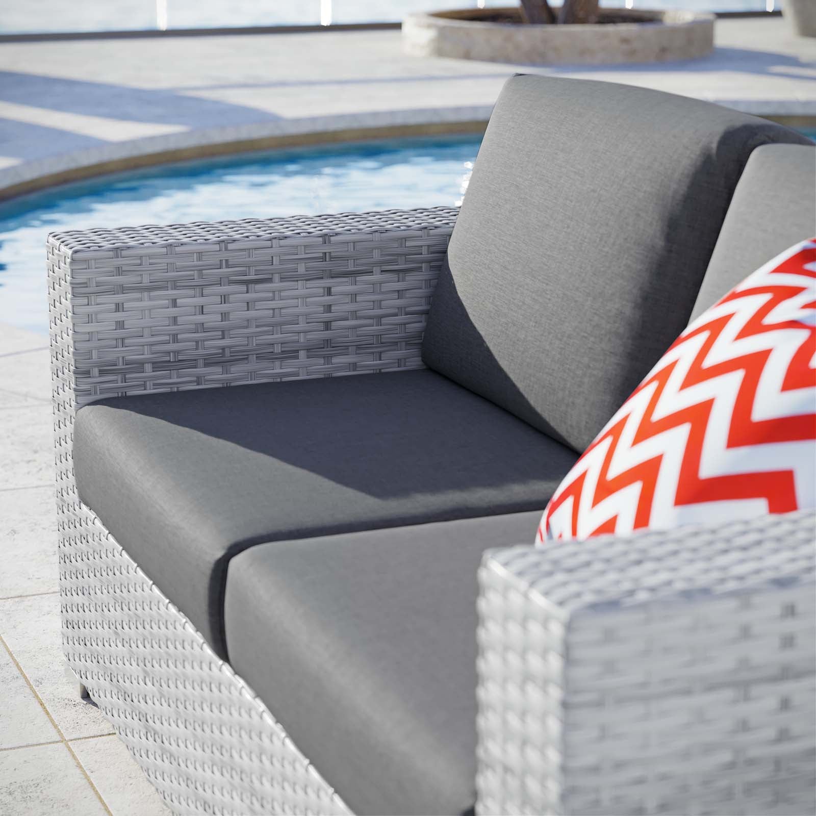 Convene Outdoor Patio Loveseat - East Shore Modern Home Furnishings