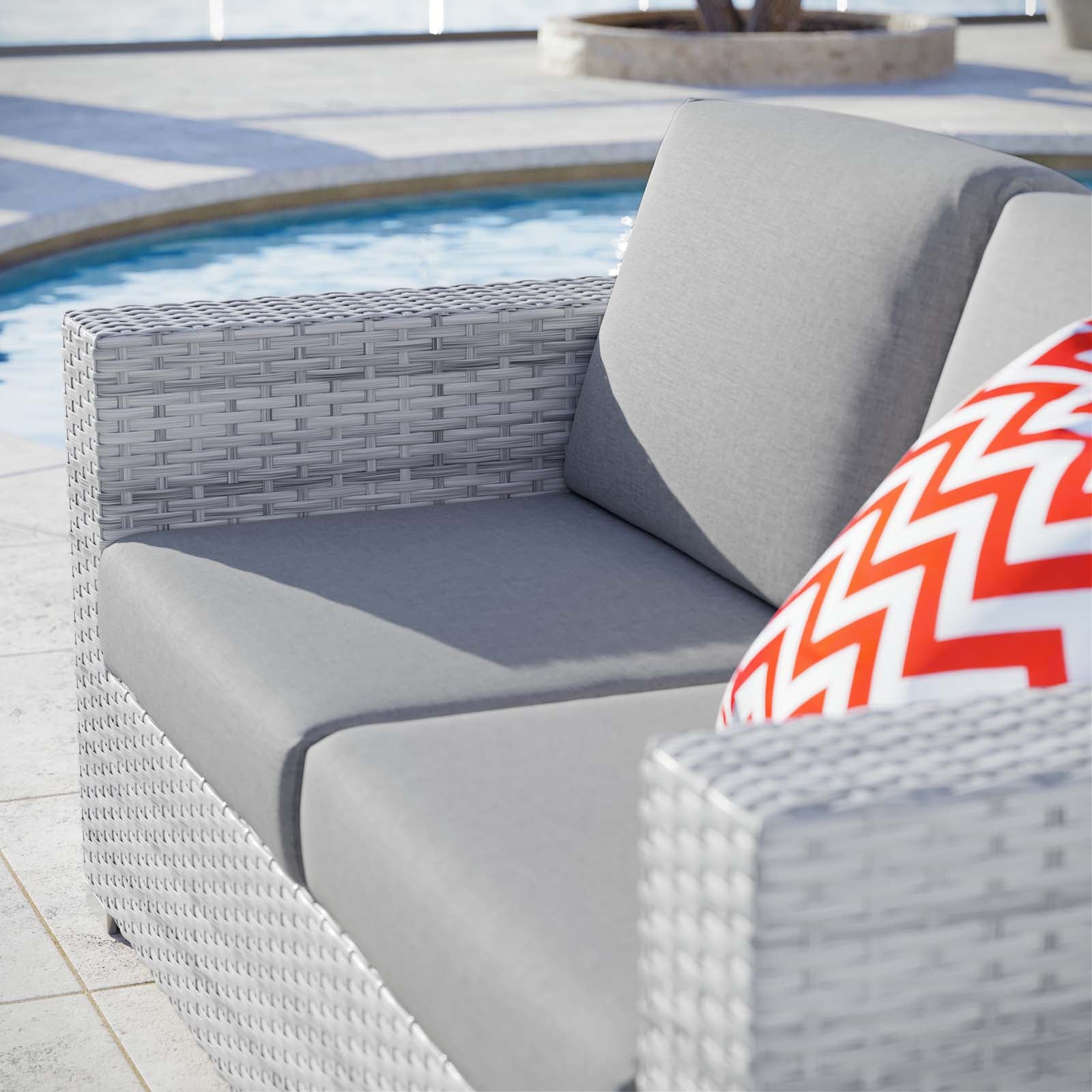 Convene Outdoor Patio Loveseat - East Shore Modern Home Furnishings