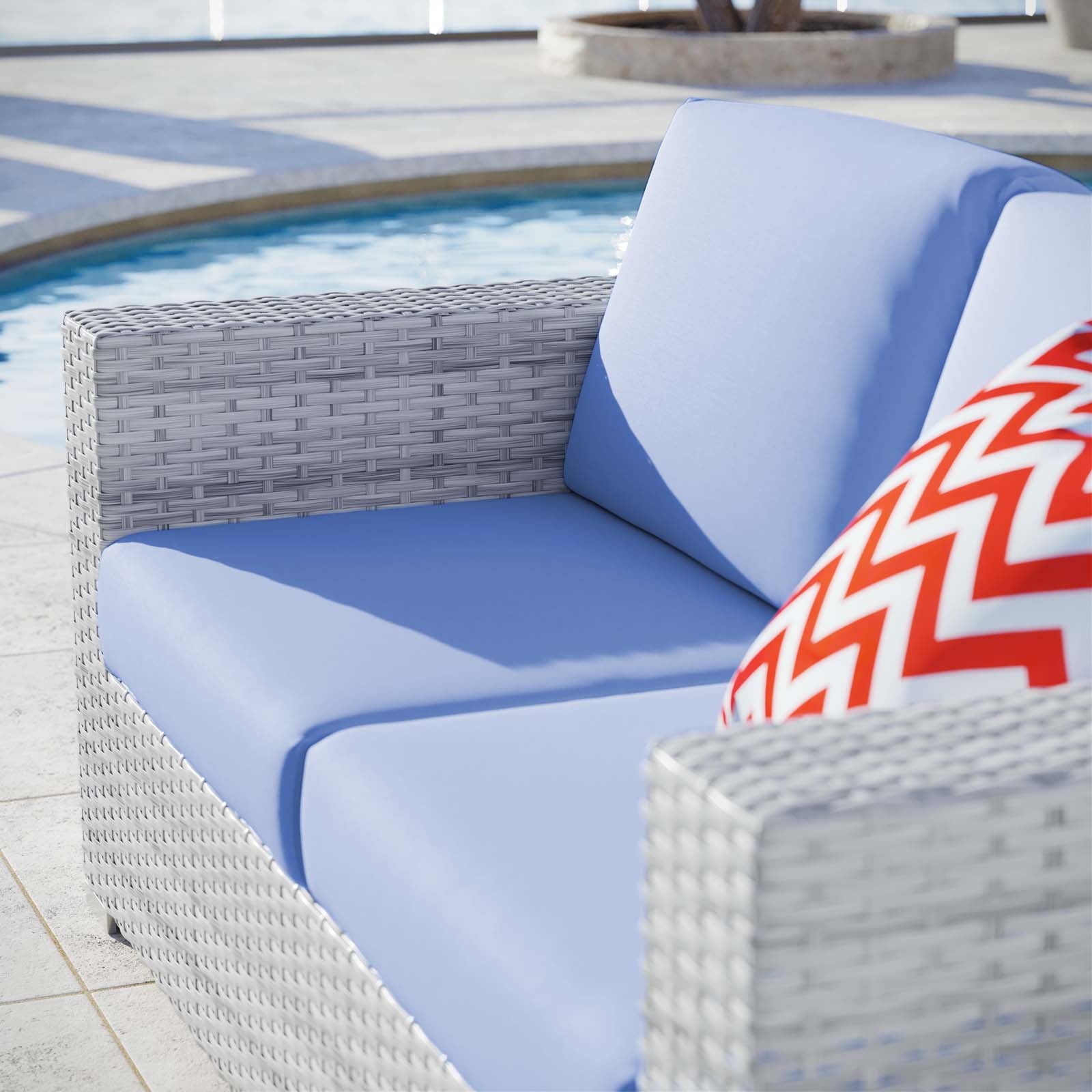 Convene Outdoor Patio Loveseat - East Shore Modern Home Furnishings