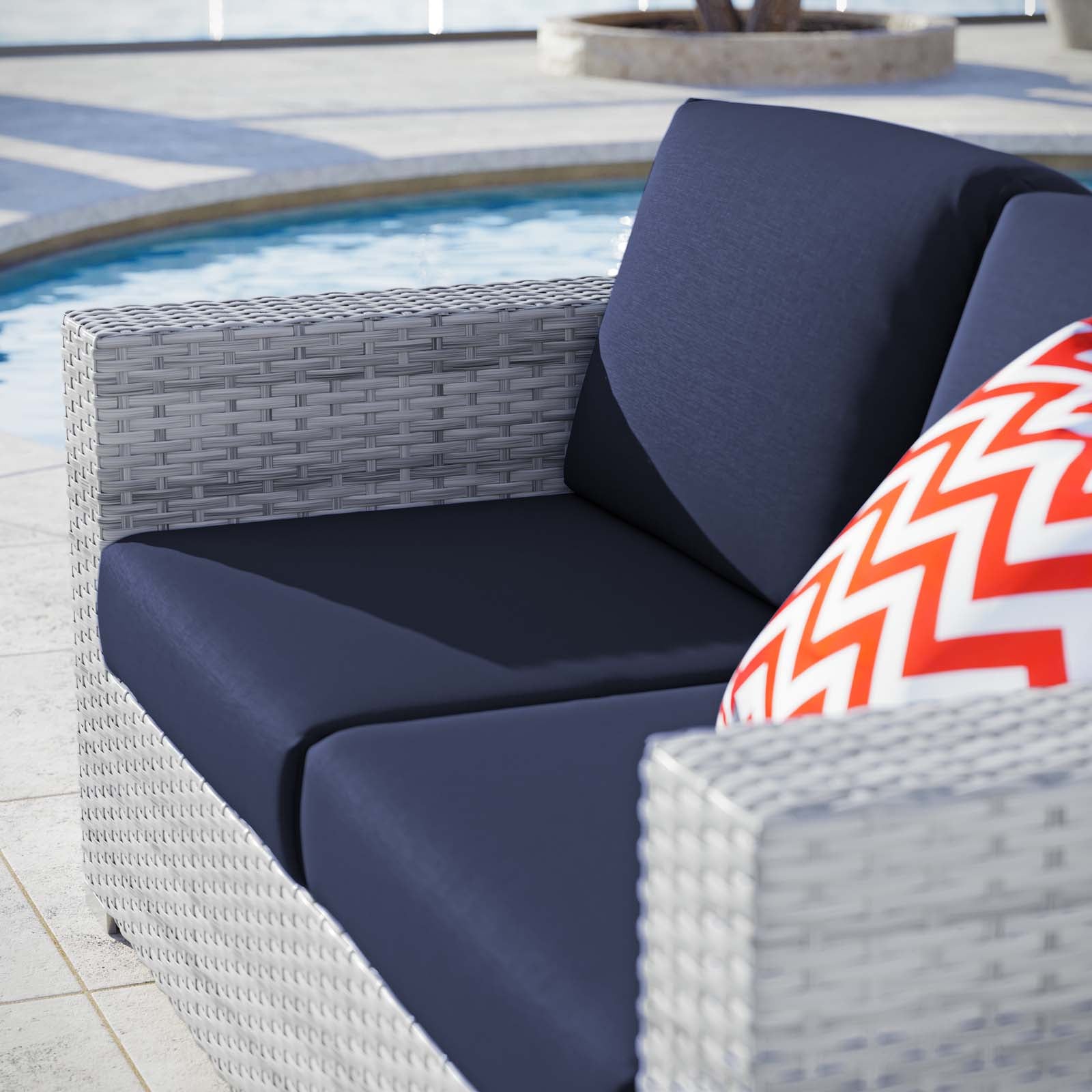 Convene Outdoor Patio Loveseat - East Shore Modern Home Furnishings