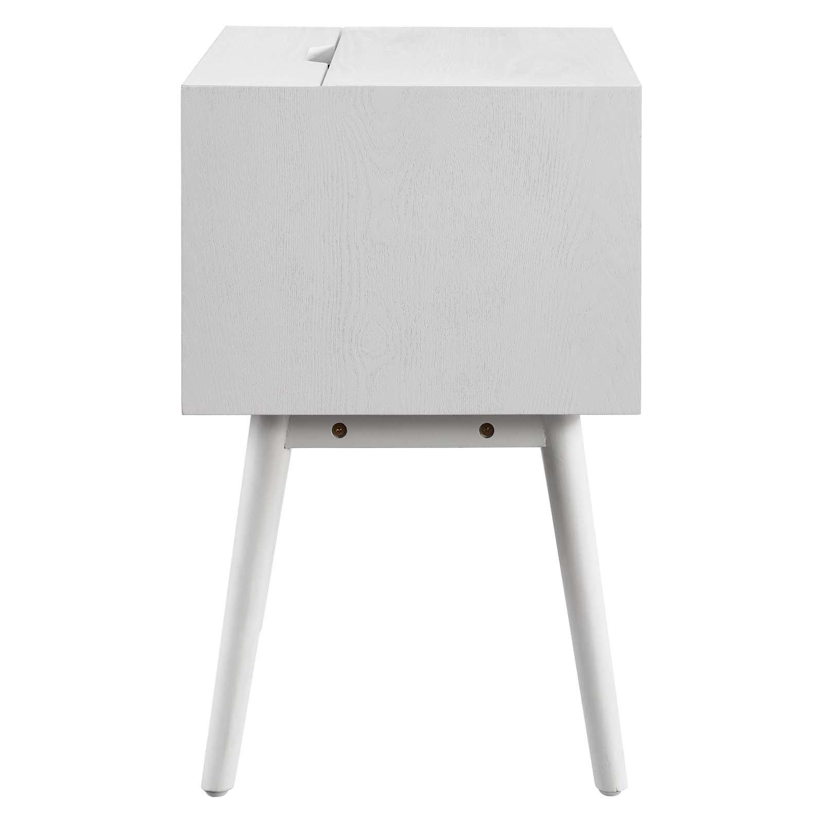 Ember Wood Nightstand With USB Ports - East Shore Modern Home Furnishings