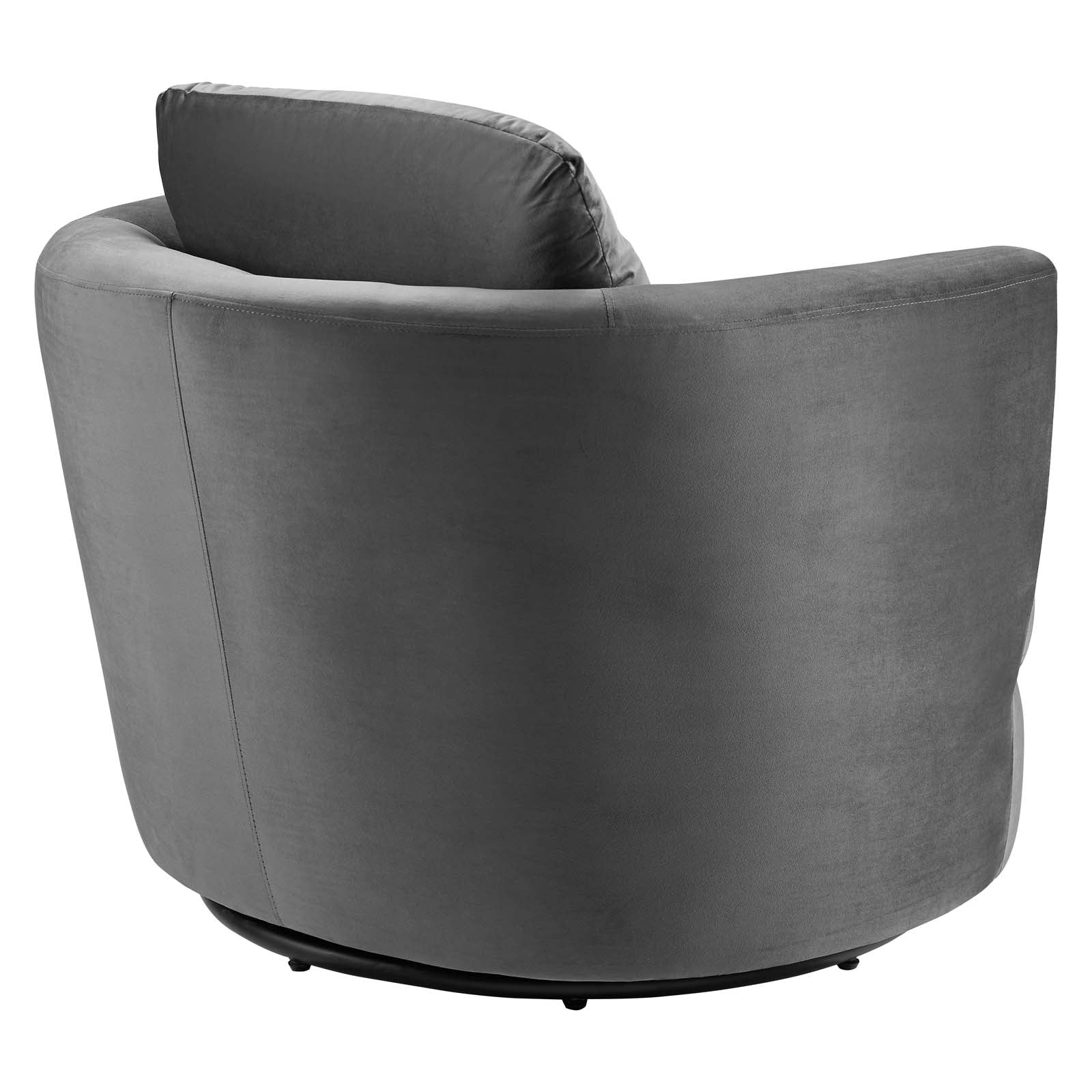 Pirouette Performance Velvet Swivel Armchair - East Shore Modern Home Furnishings