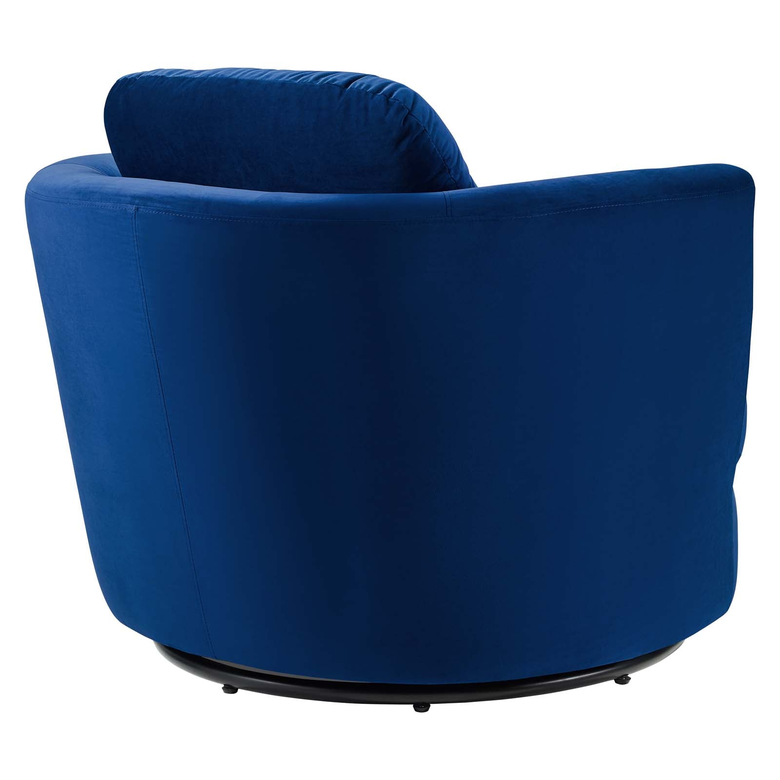 Pirouette Performance Velvet Swivel Armchair - East Shore Modern Home Furnishings