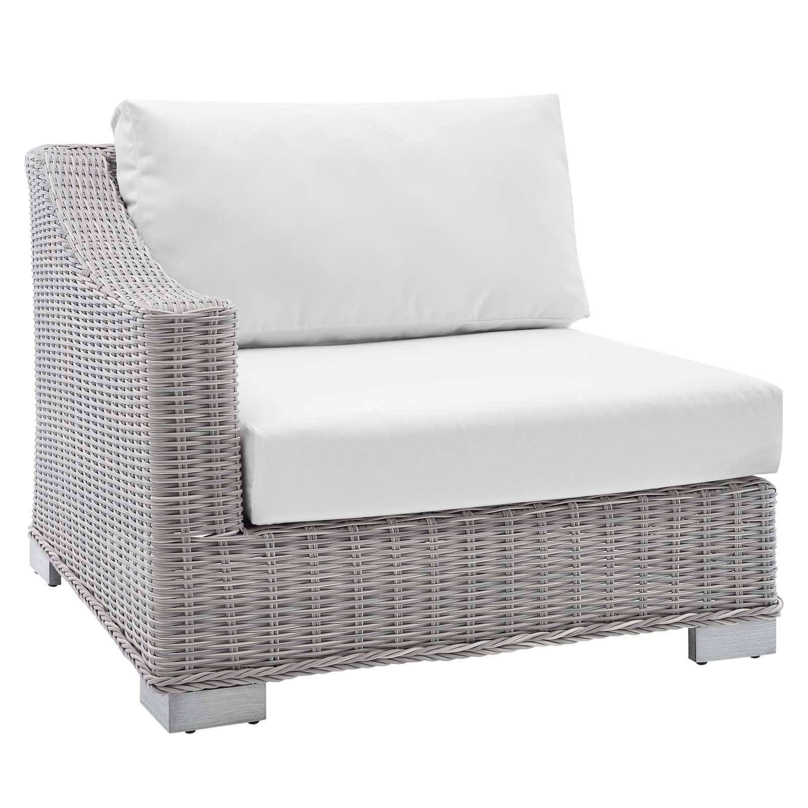 Conway Sunbrella® Outdoor Patio Wicker Rattan 7-Piece Sectional Sofa Set - East Shore Modern Home Furnishings