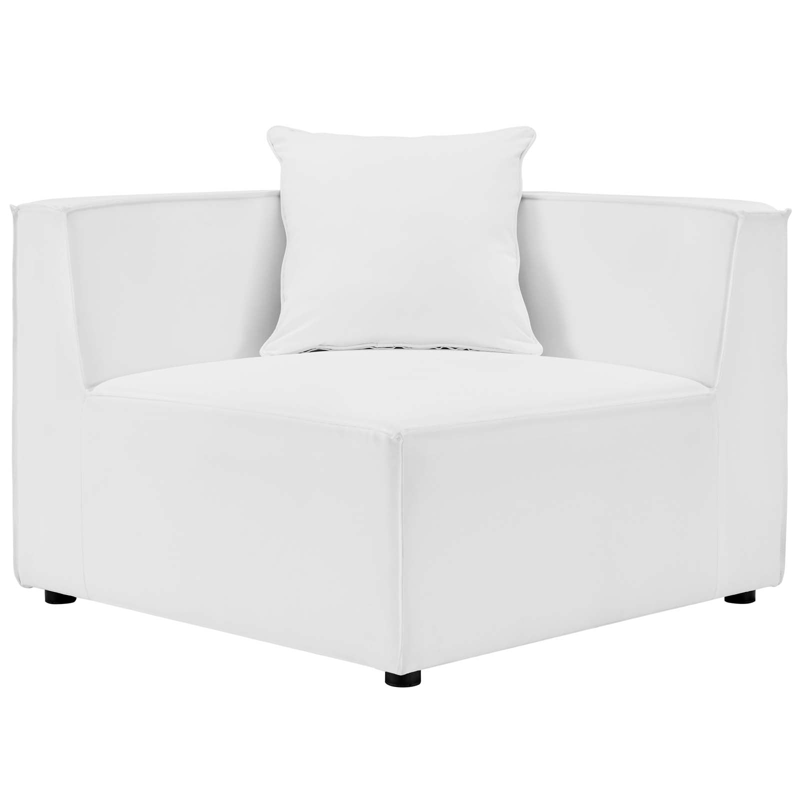 Saybrook Outdoor Patio Upholstered 6-Piece Sectional Sofa - East Shore Modern Home Furnishings