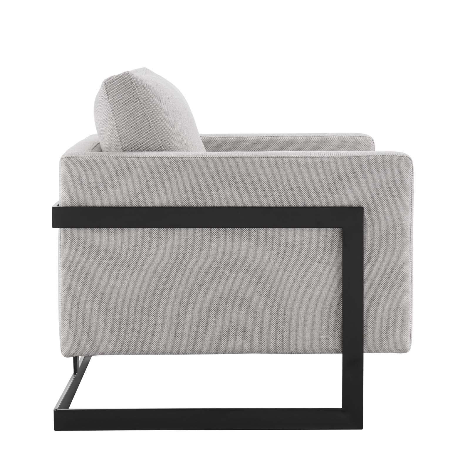 Posse Upholstered Fabric Accent Chair - East Shore Modern Home Furnishings