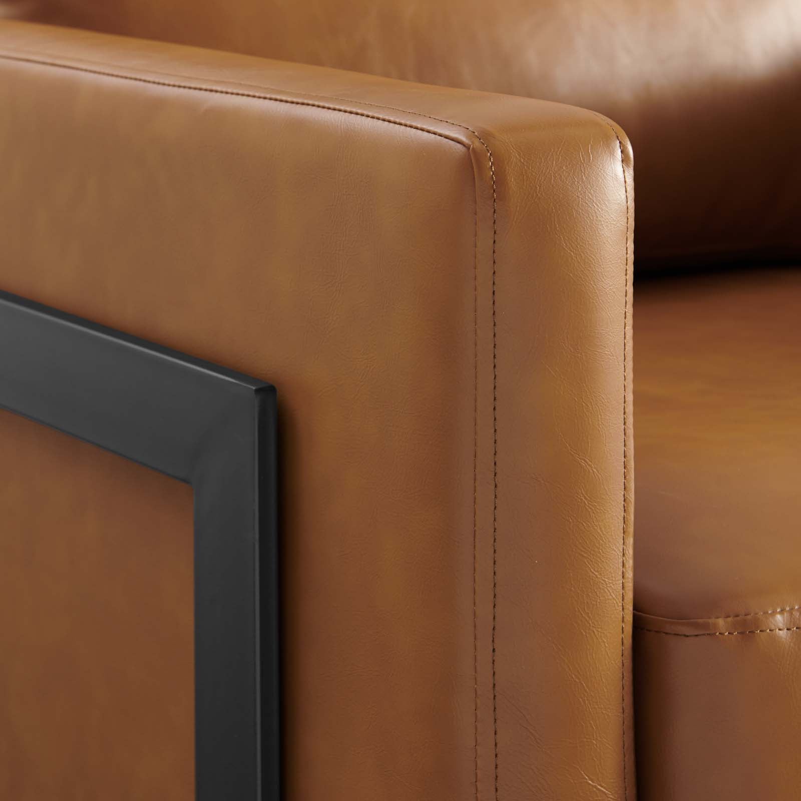 Posse Vegan Leather Accent Chair - East Shore Modern Home Furnishings