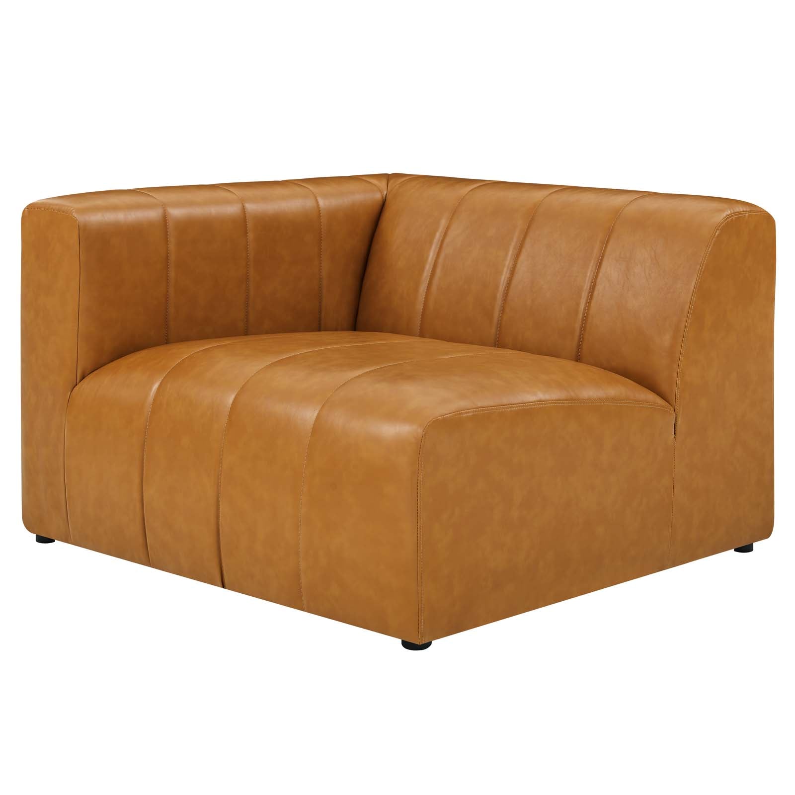 Bartlett Vegan Leather Left-Arm Chair - East Shore Modern Home Furnishings