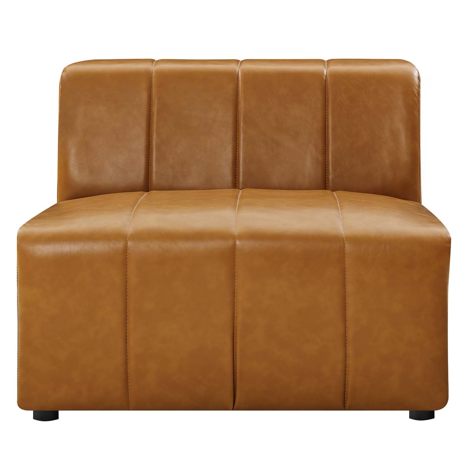 Bartlett Vegan Leather Armless Chair - East Shore Modern Home Furnishings