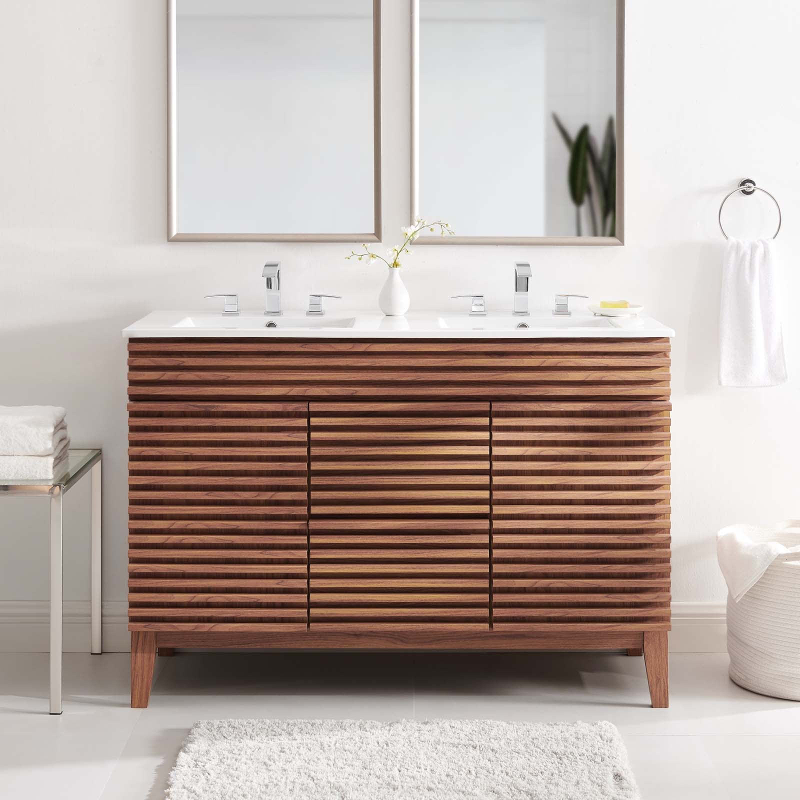 Render 48" Double Sink Bathroom Vanity