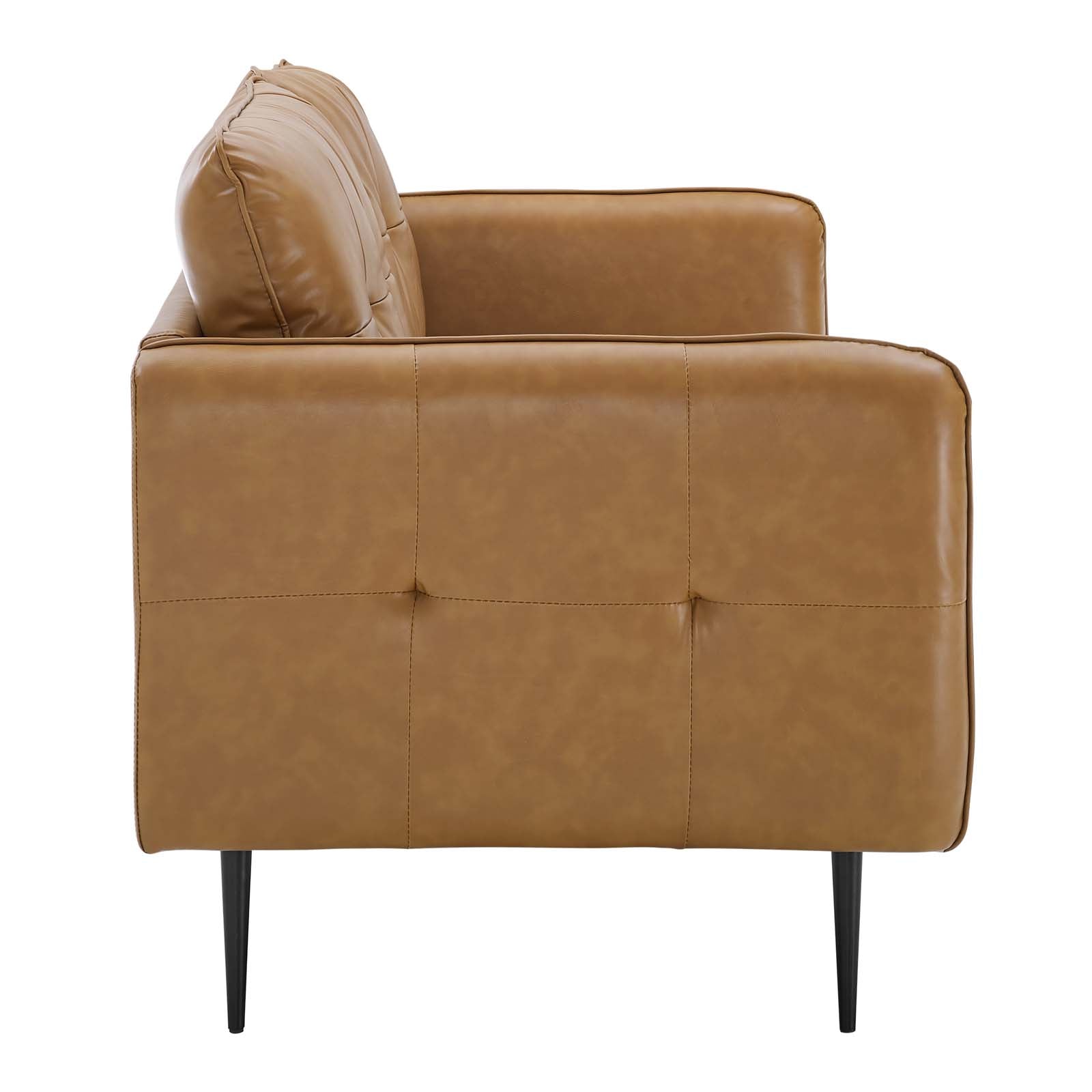 Cameron Tufted Vegan Leather Sofa - East Shore Modern Home Furnishings