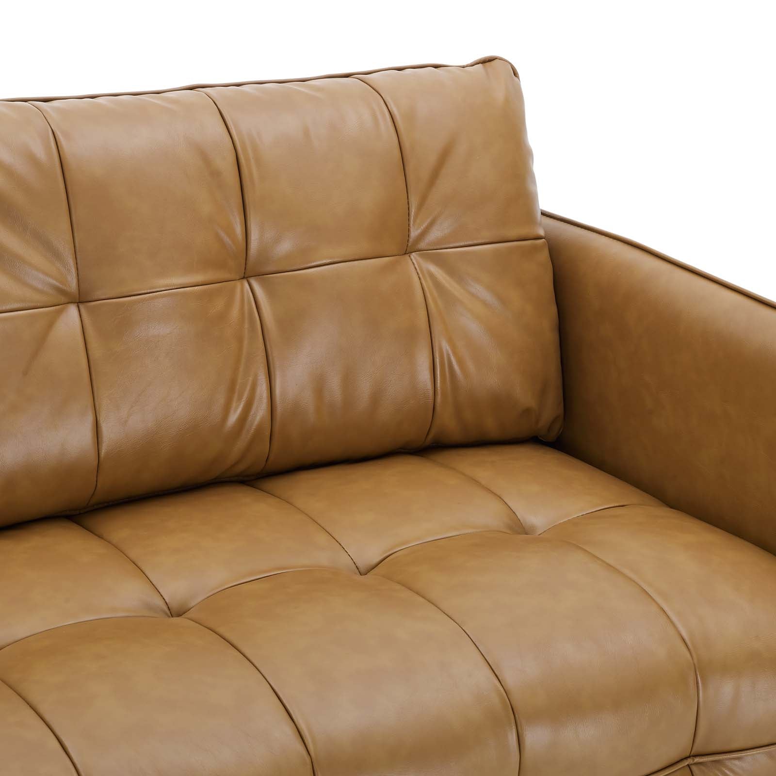 Cameron Tufted Vegan Leather Sofa - East Shore Modern Home Furnishings