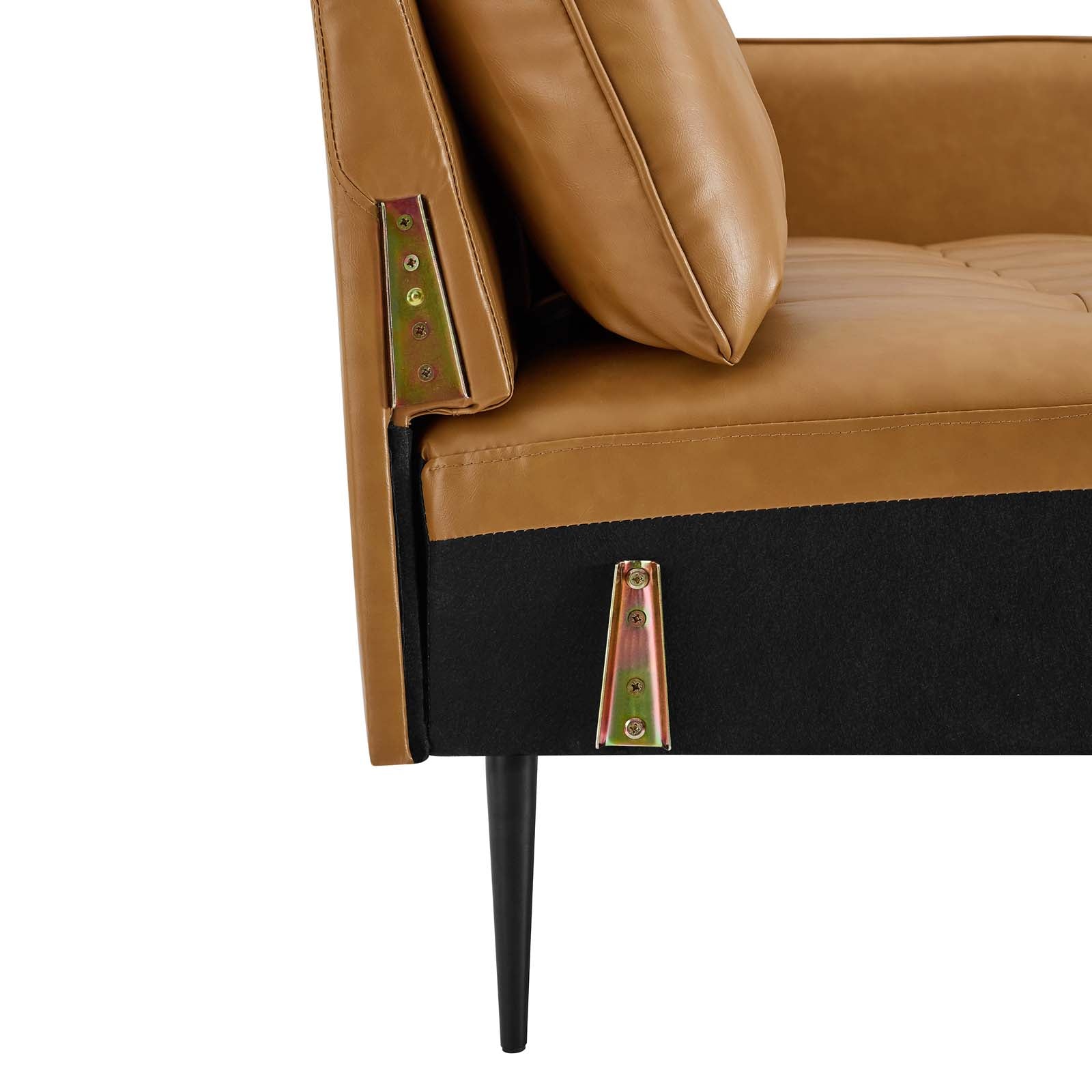 Cameron Tufted Vegan Leather Sofa - East Shore Modern Home Furnishings