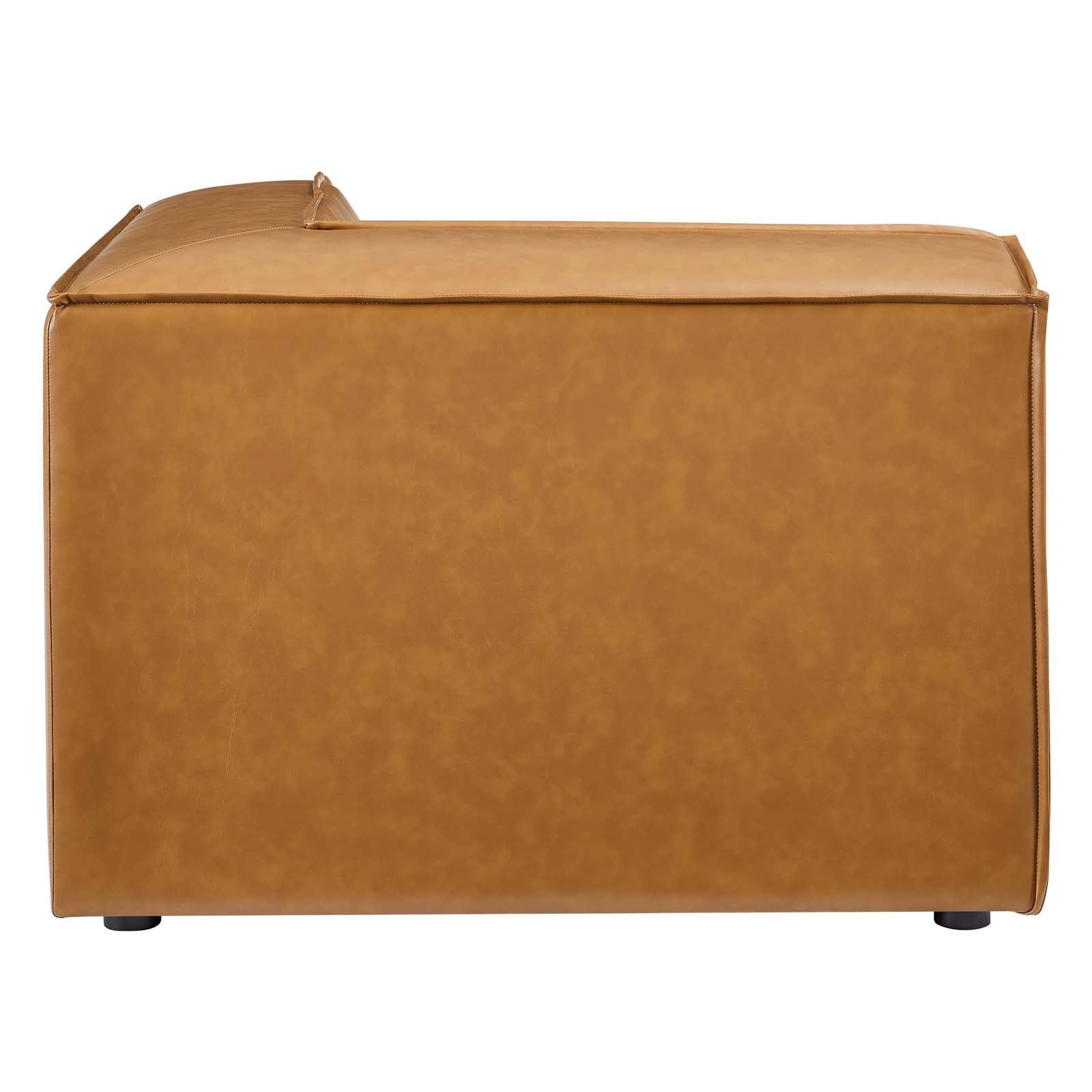 Restore Vegan Leather Sectional Sofa Corner Chair - East Shore Modern Home Furnishings