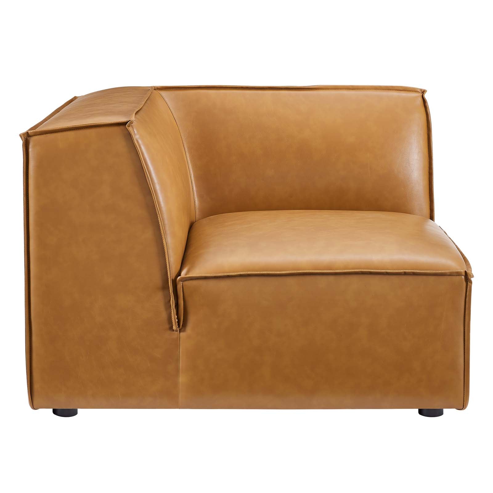 Restore Vegan Leather Sectional Sofa Corner Chair - East Shore Modern Home Furnishings
