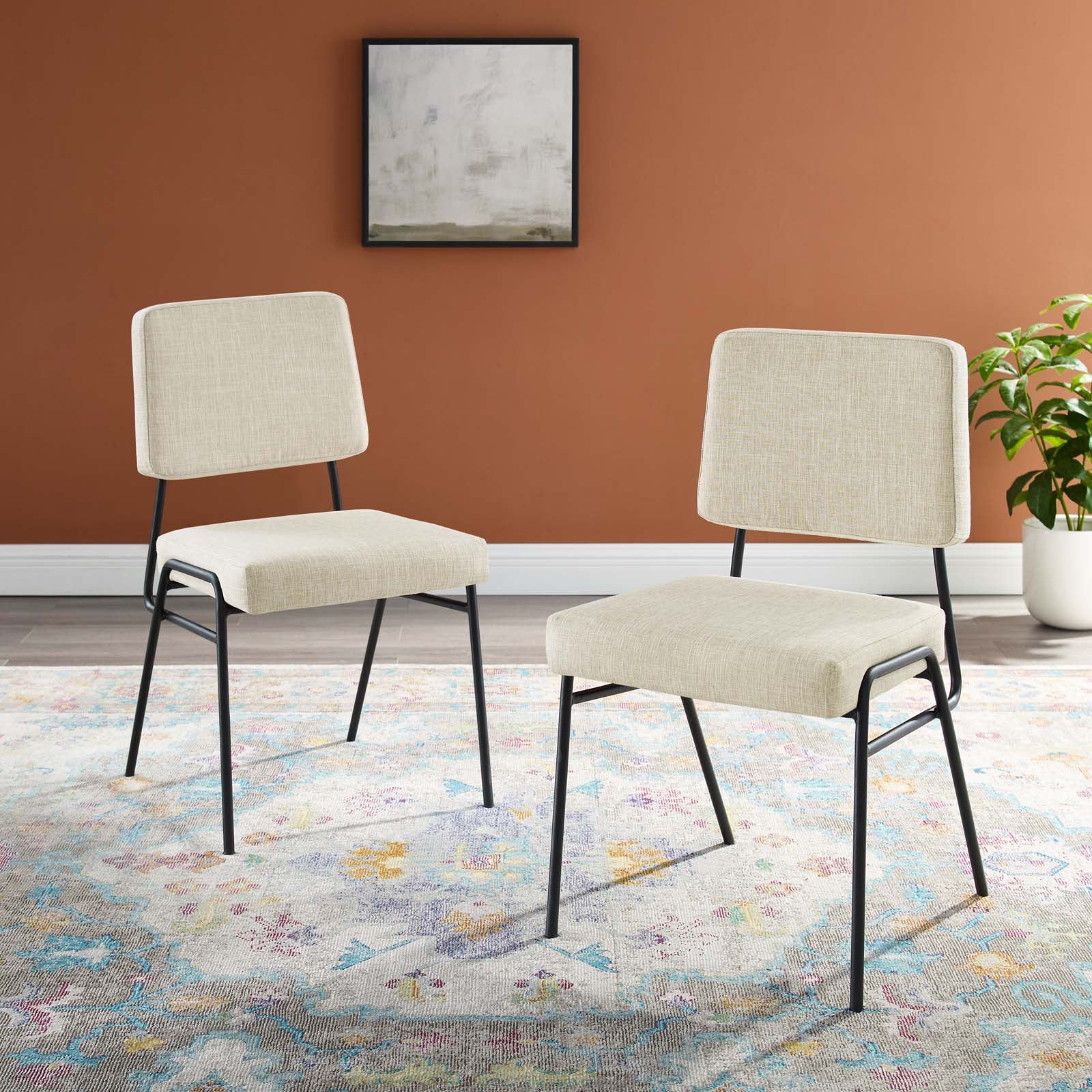 Craft Dining Side Chair Upholstered Fabric Set of 2 - East Shore Modern Home Furnishings