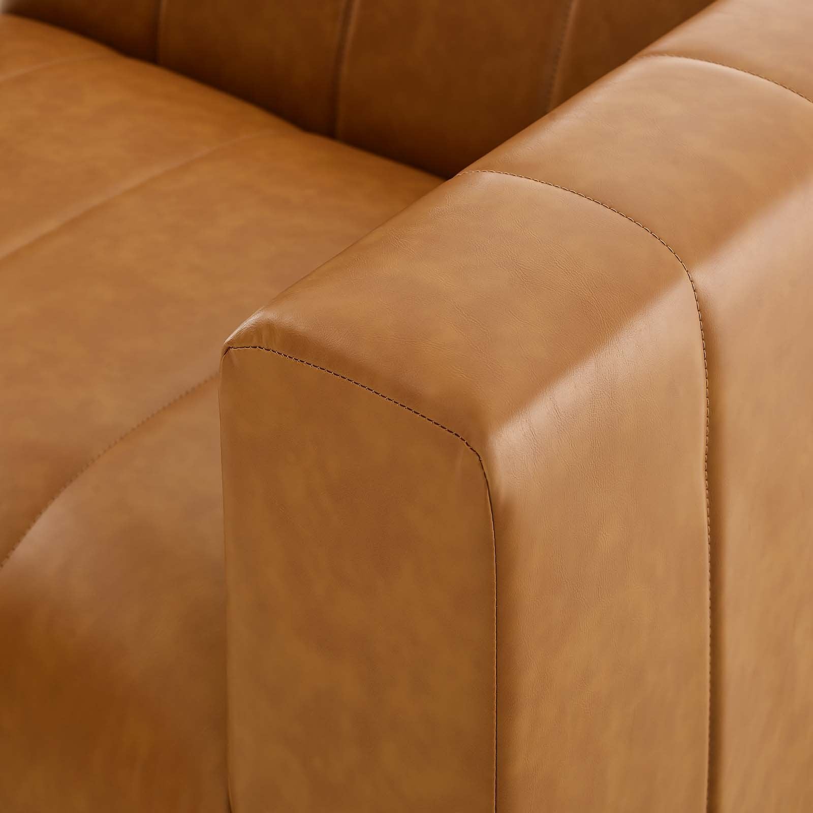 Bartlett Vegan Leather Vegan Leather 5-Piece Sectional Sofa - East Shore Modern Home Furnishings