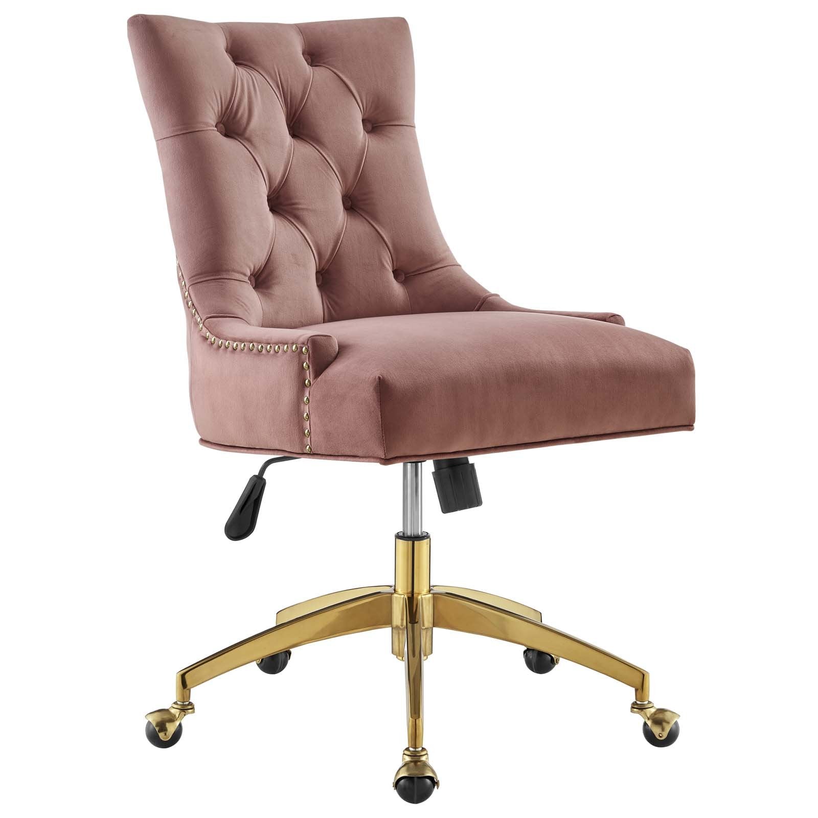 Regent Tufted Performance Velvet Office Chair