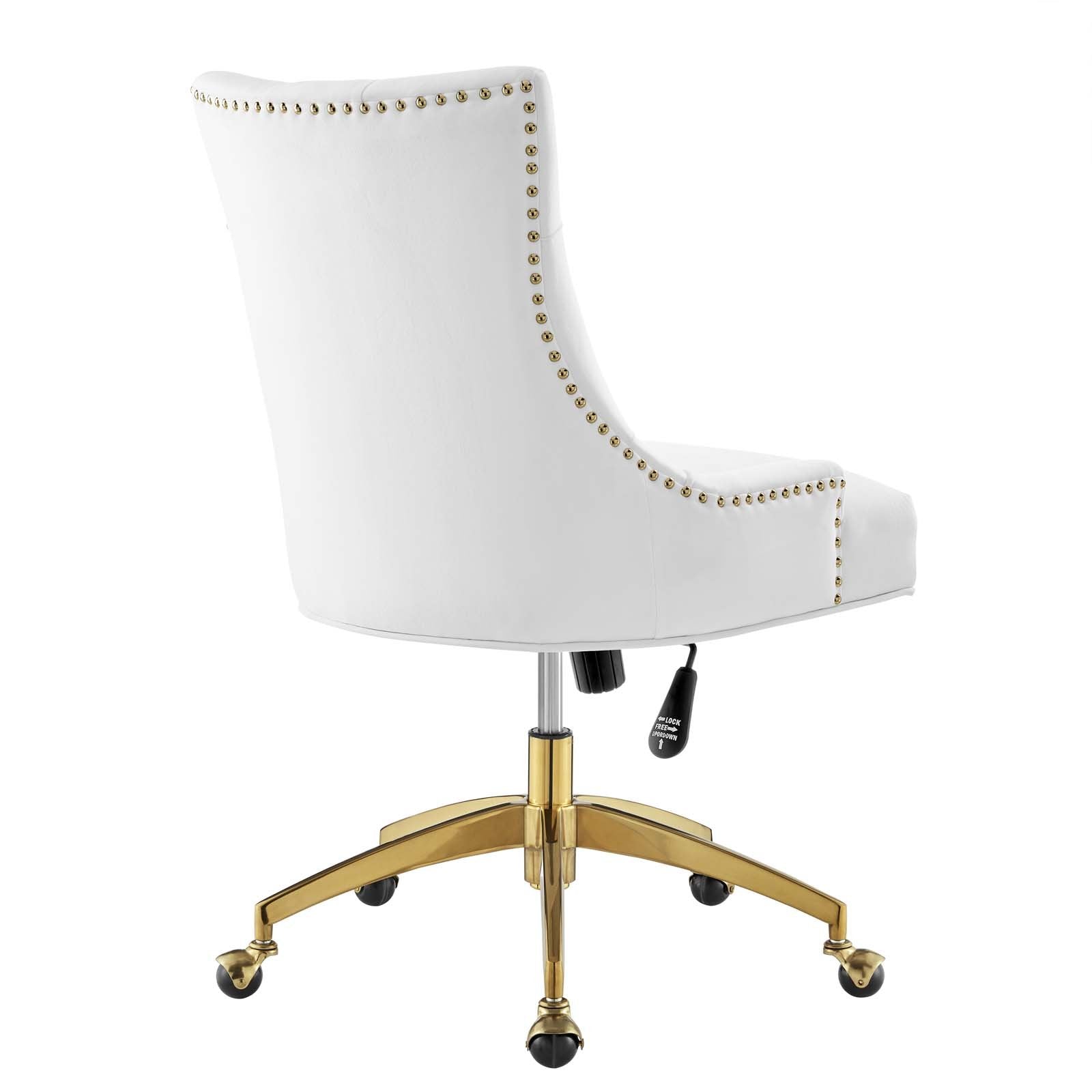 Regent Tufted Performance Velvet Office Chair - East Shore Modern Home Furnishings