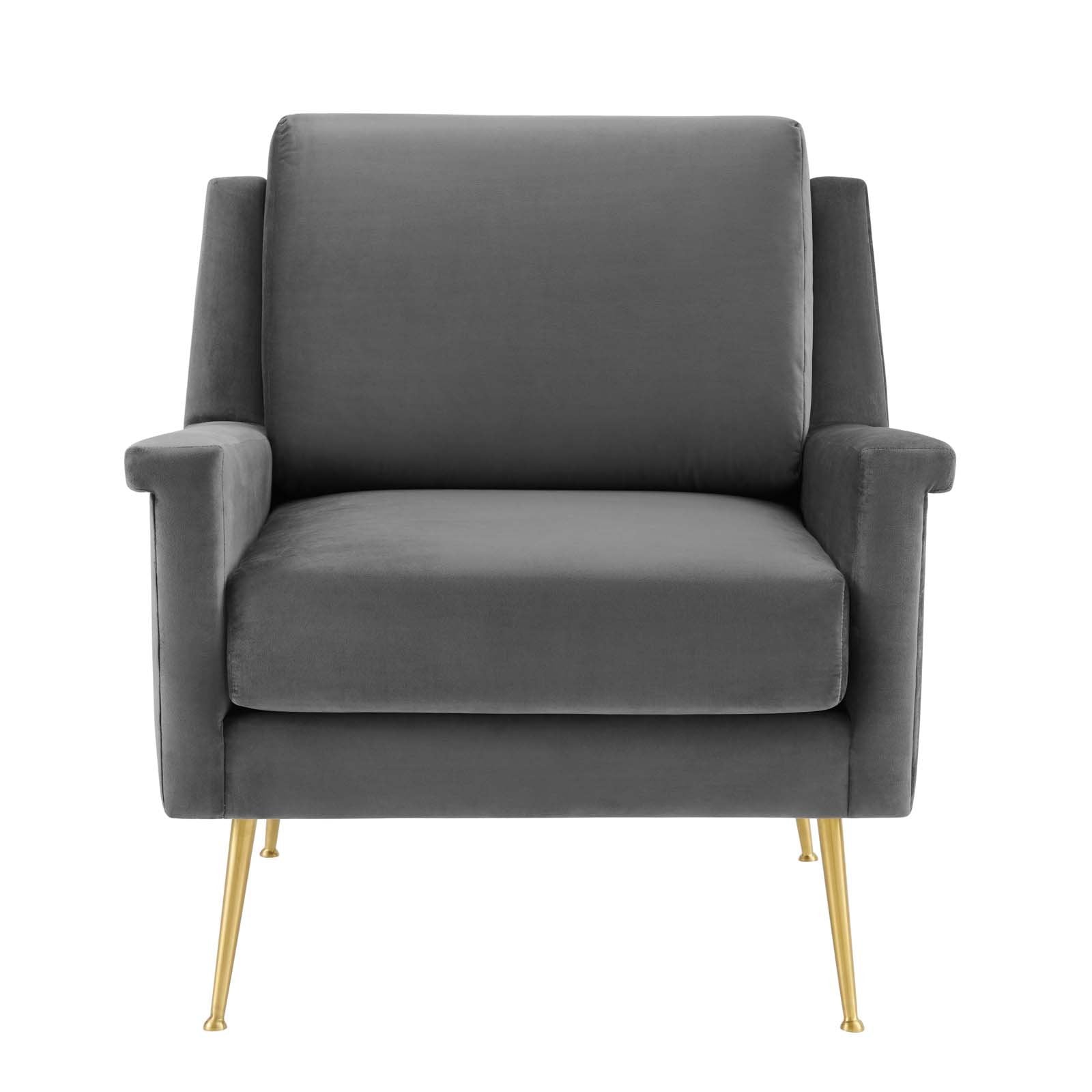 Chesapeake Performance Velvet Armchair - East Shore Modern Home Furnishings
