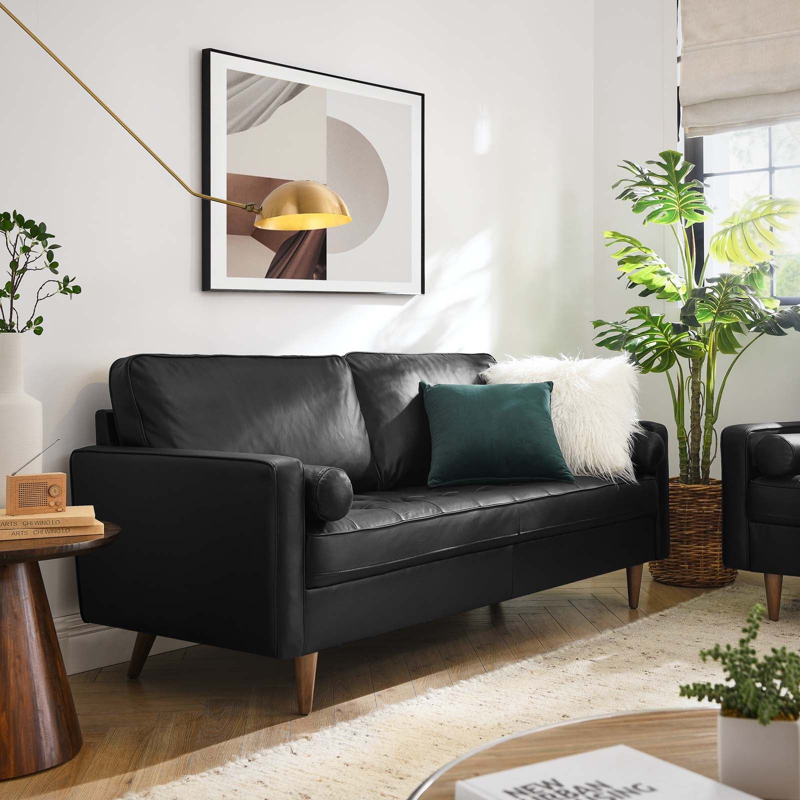 Valour Leather Sofa - East Shore Modern Home Furnishings