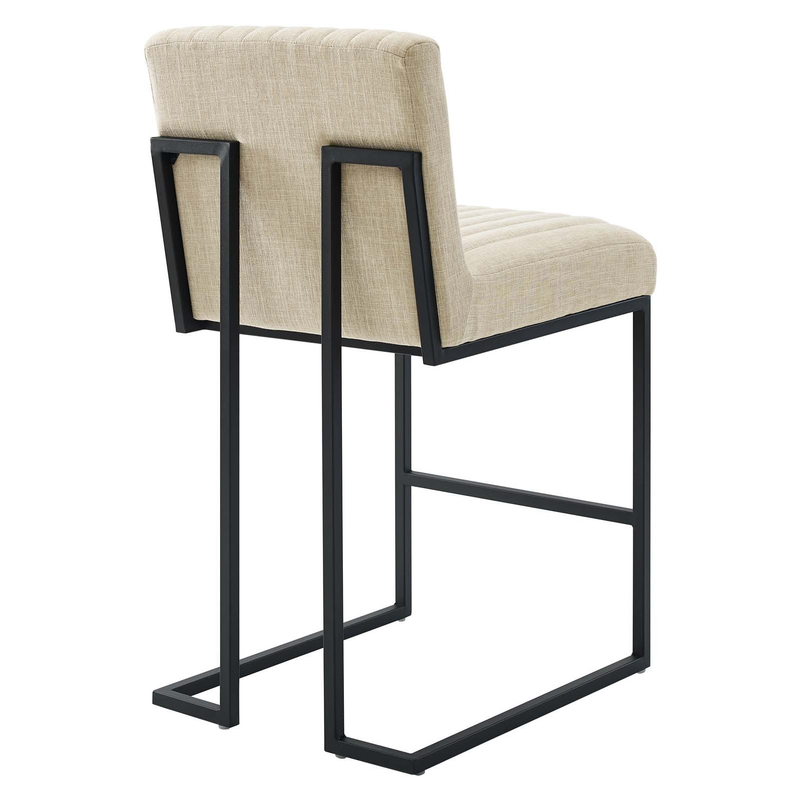 Indulge Channel Tufted Fabric Counter Stool - East Shore Modern Home Furnishings