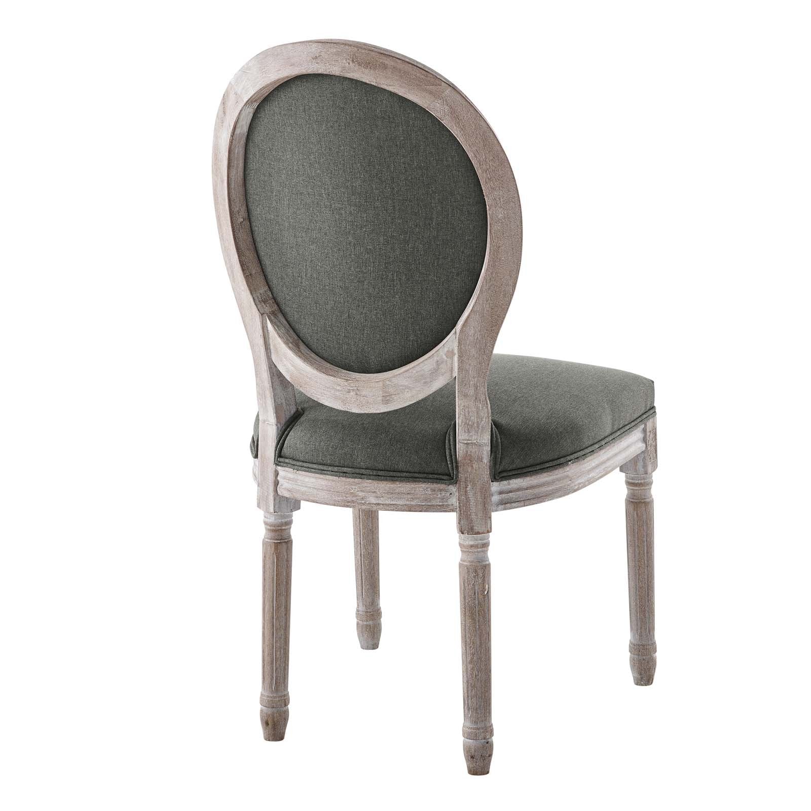 Arise Vintage French Upholstered Fabric Dining Side Chair - East Shore Modern Home Furnishings