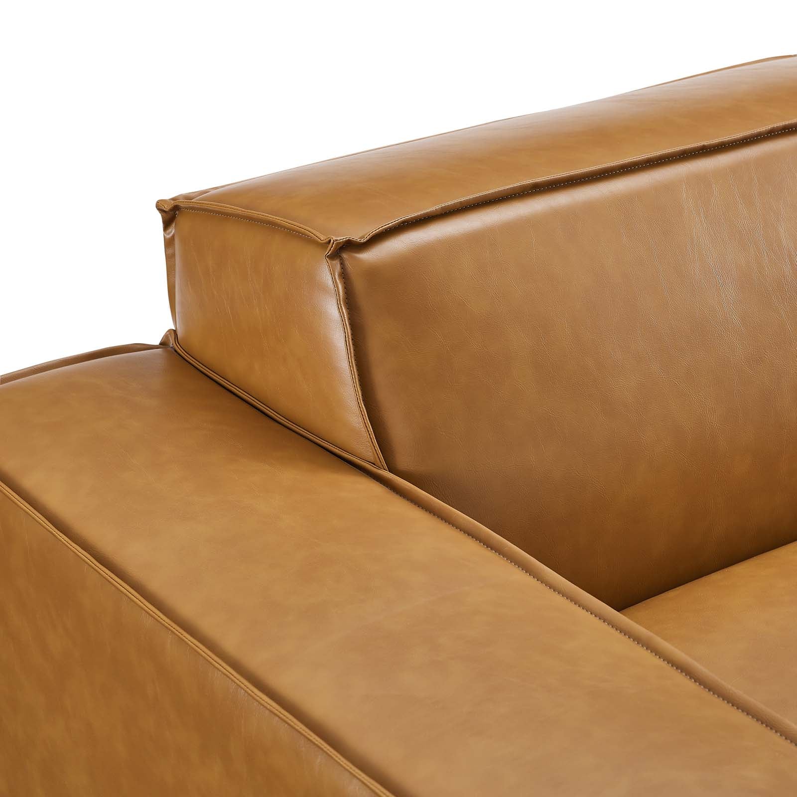 Restore Vegan Leather 4-Piece Sofa - East Shore Modern Home Furnishings
